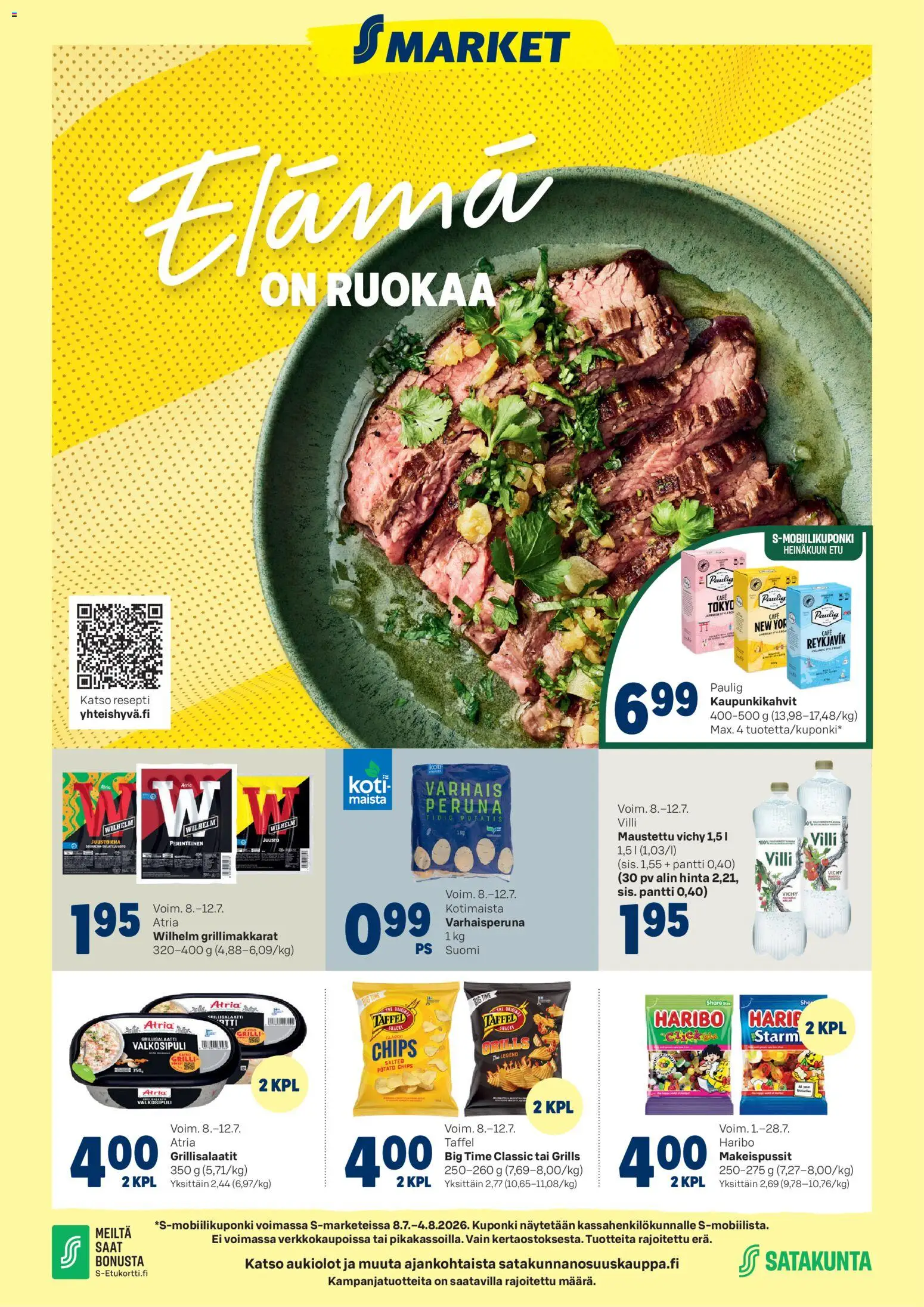 🛍️ S-market tarjoukset alkaen 08/07/2026 » Katso huipputarjoukset ja säästä jo tänään! 💰 | Suomi