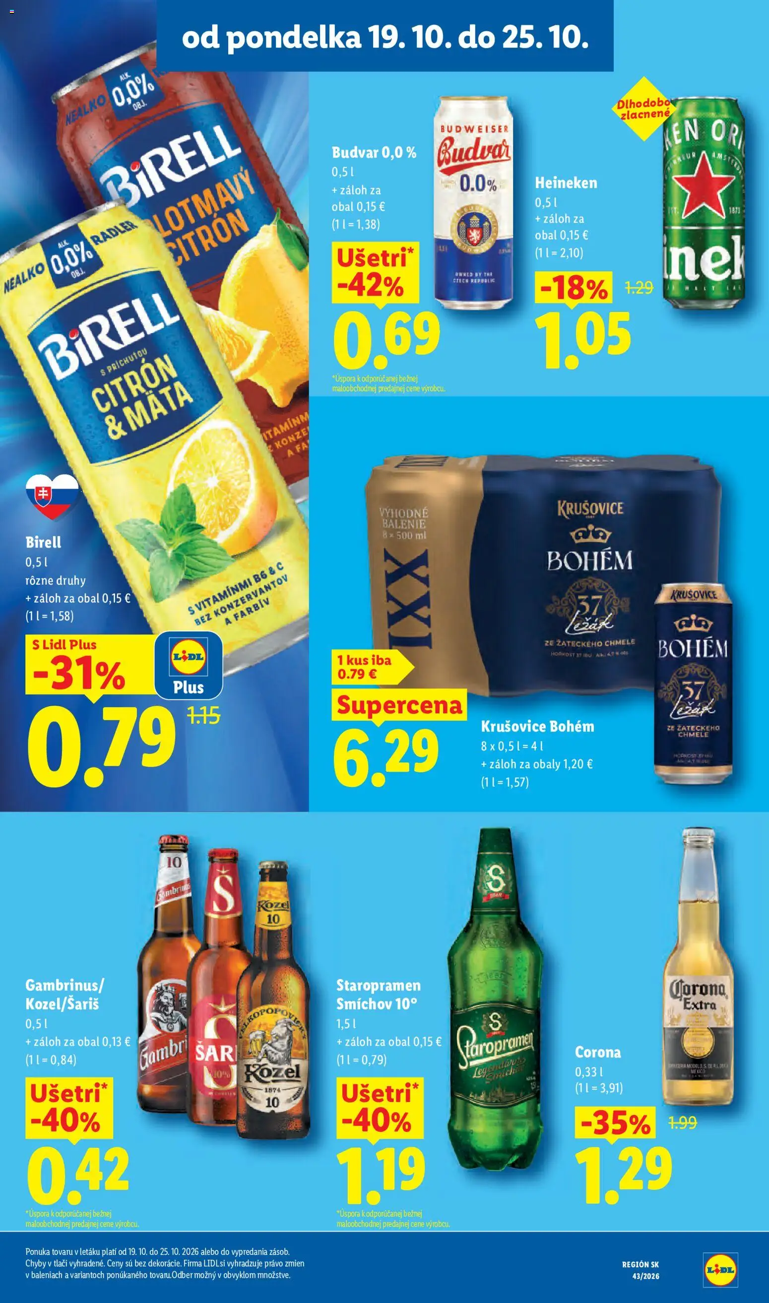 Lidl leták Leták in Slovensko