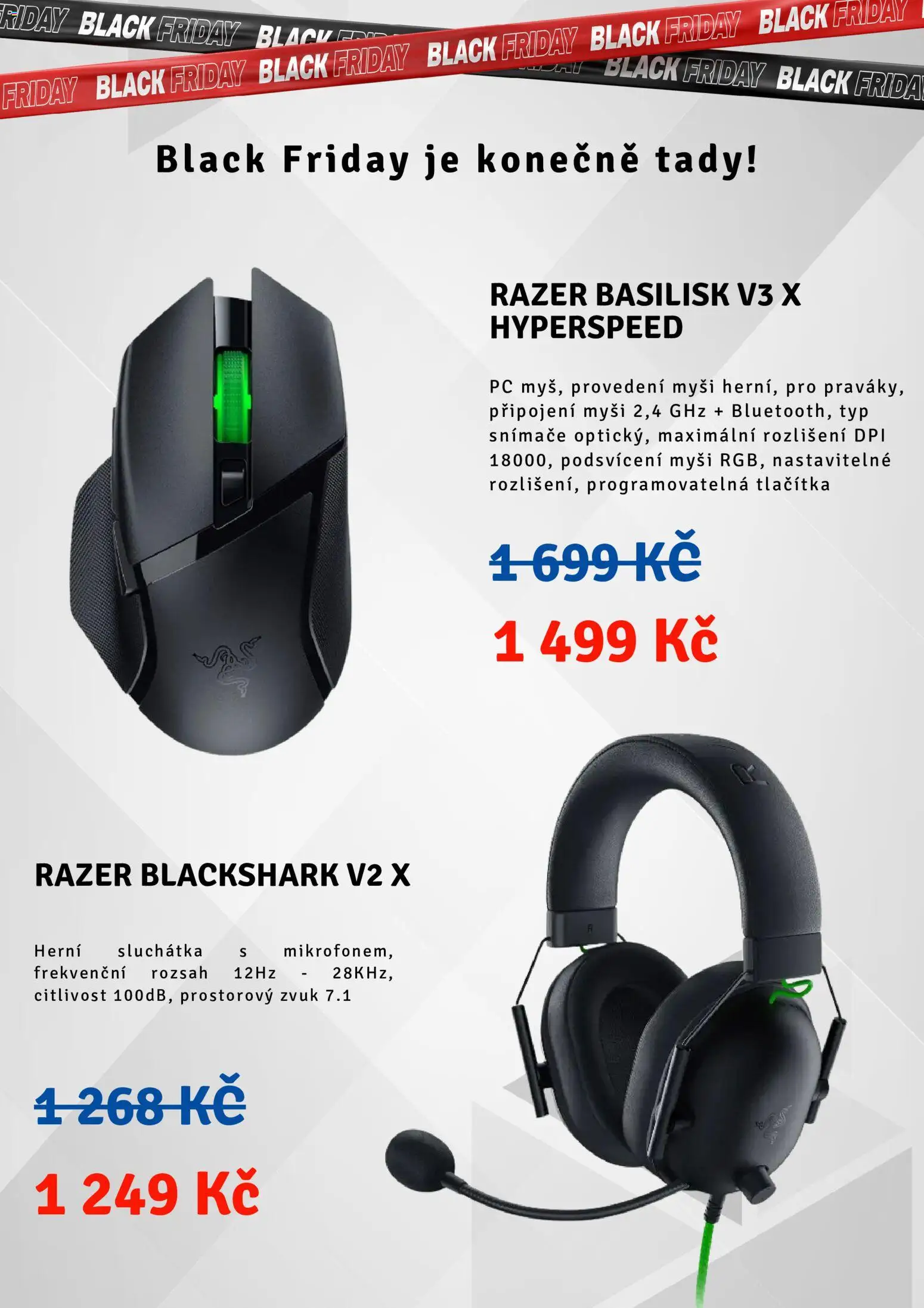 Planeo Elektro Black Friday Leták in Česko