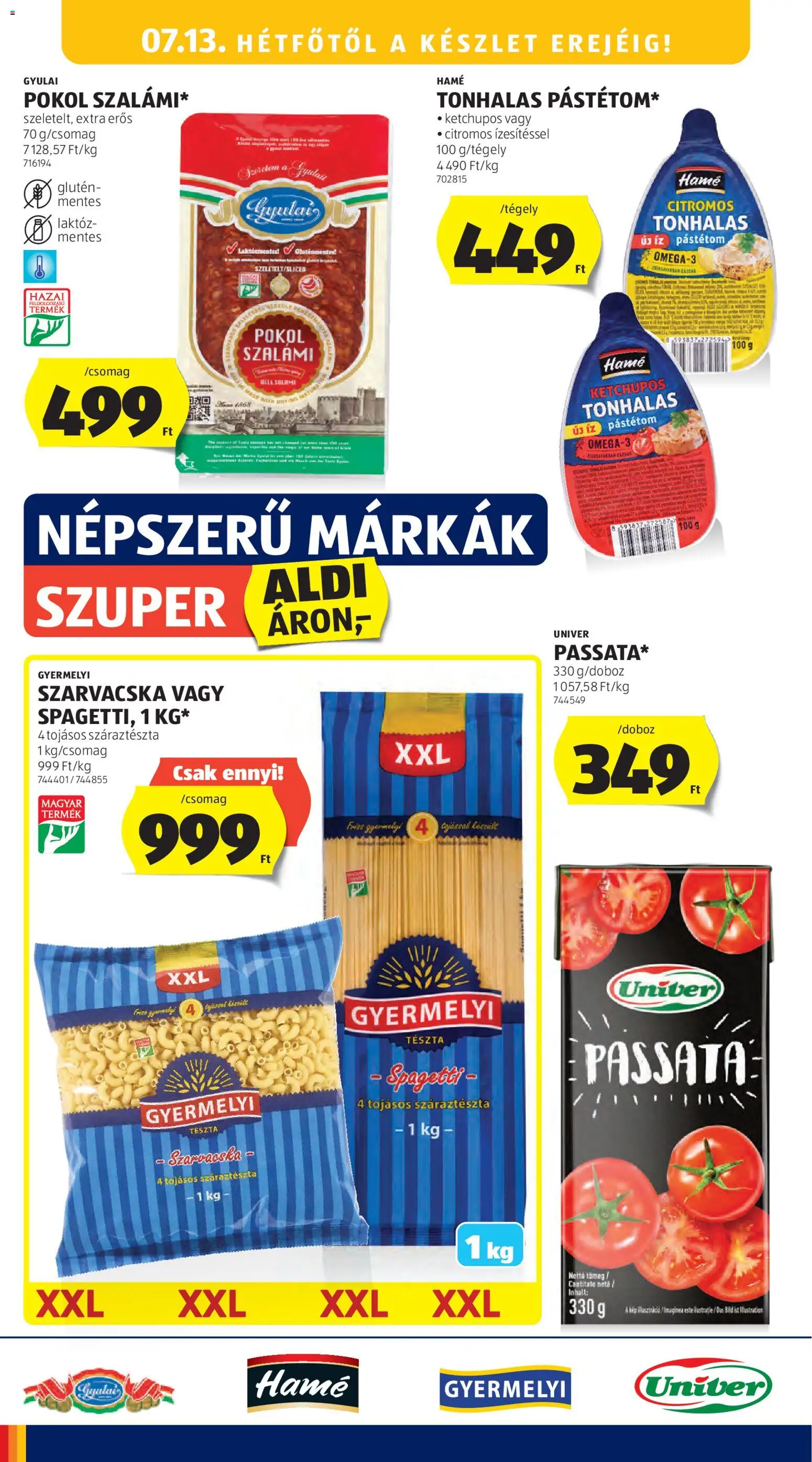 Aldi akciós újság ⚡ 2026.07.09.-tól/től ⚡ Szórólap | Magyarország
