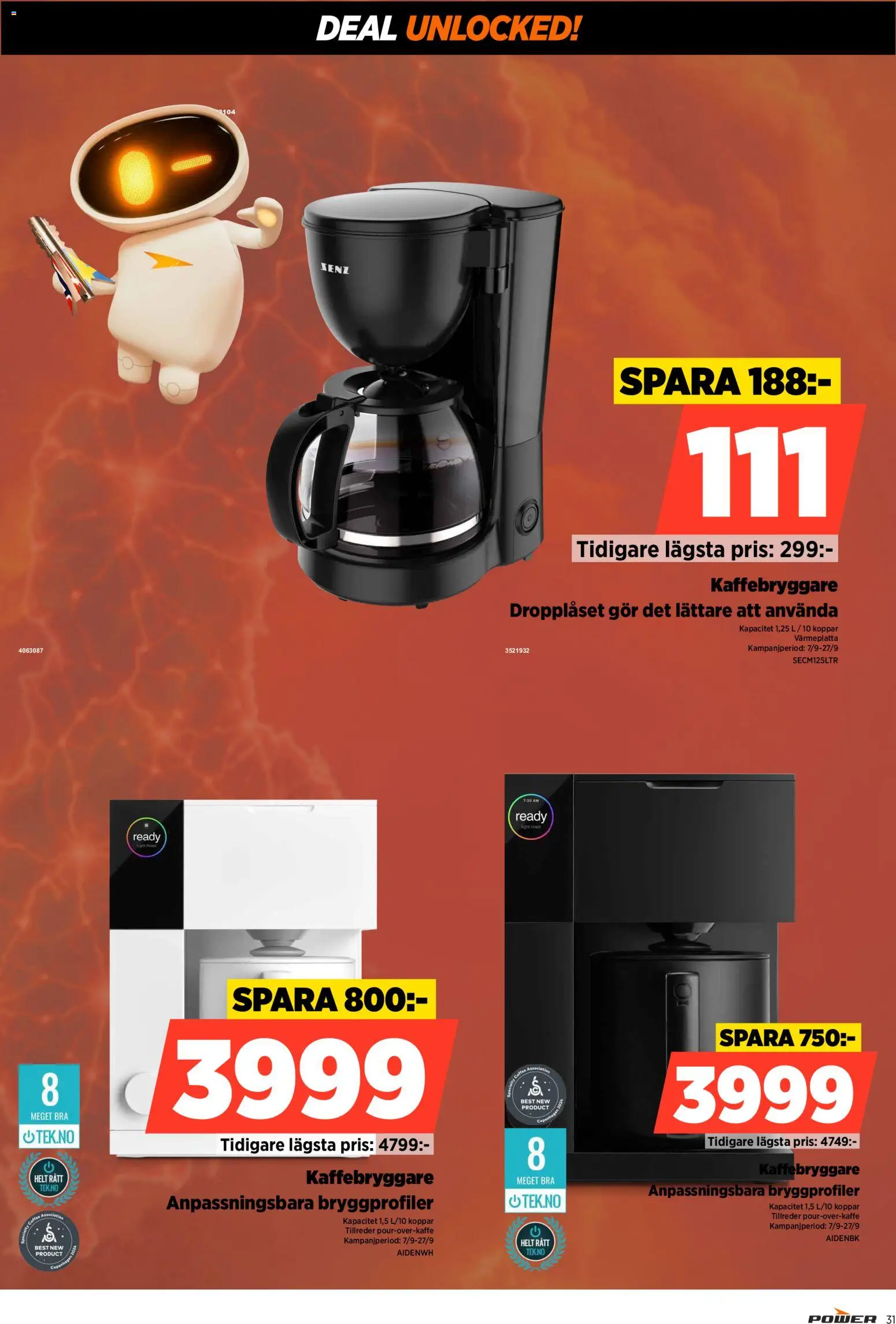 Power erbjudanden Reklamblad in Sverige