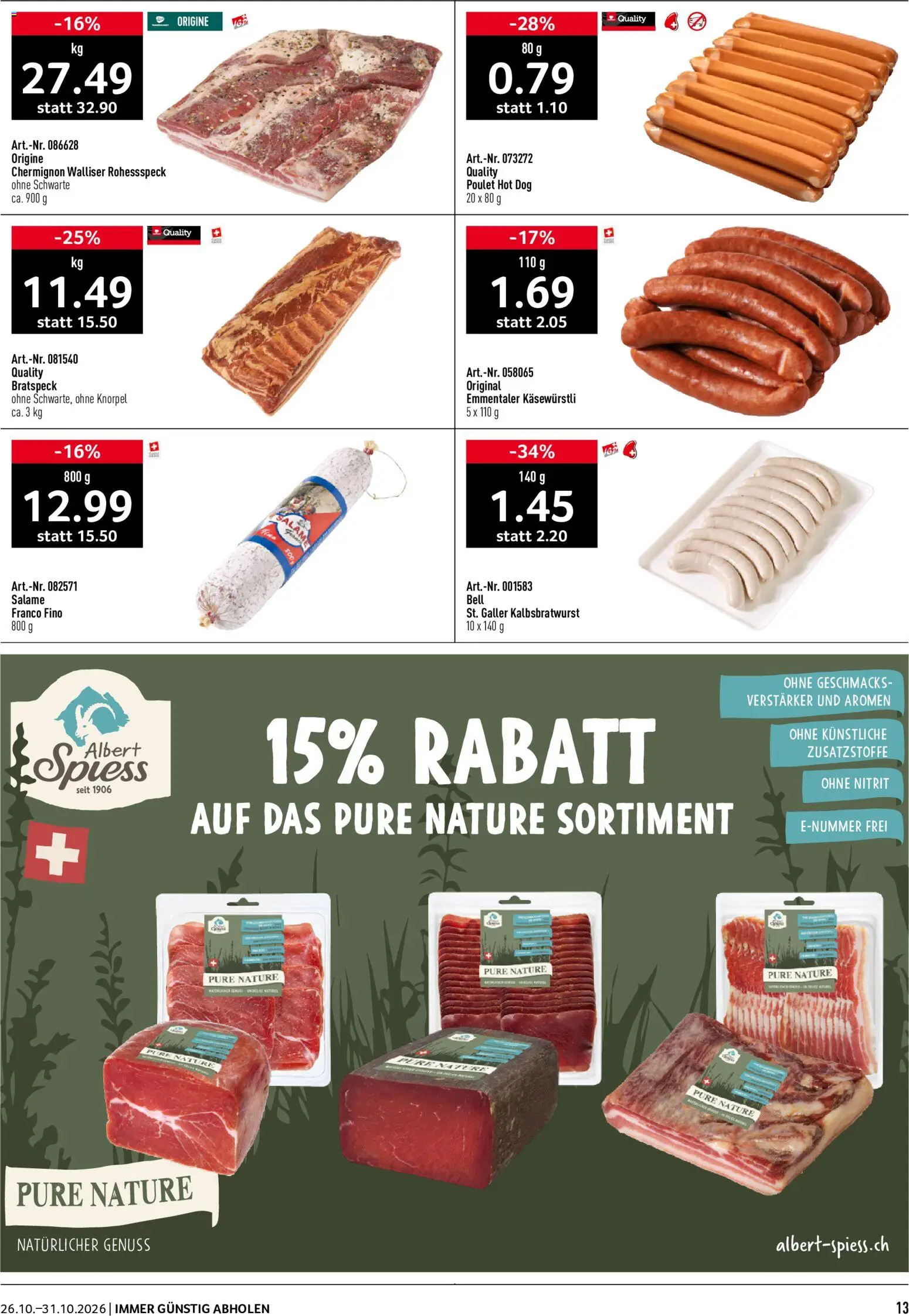 Prodega aktionen Prospekt in Schweiz