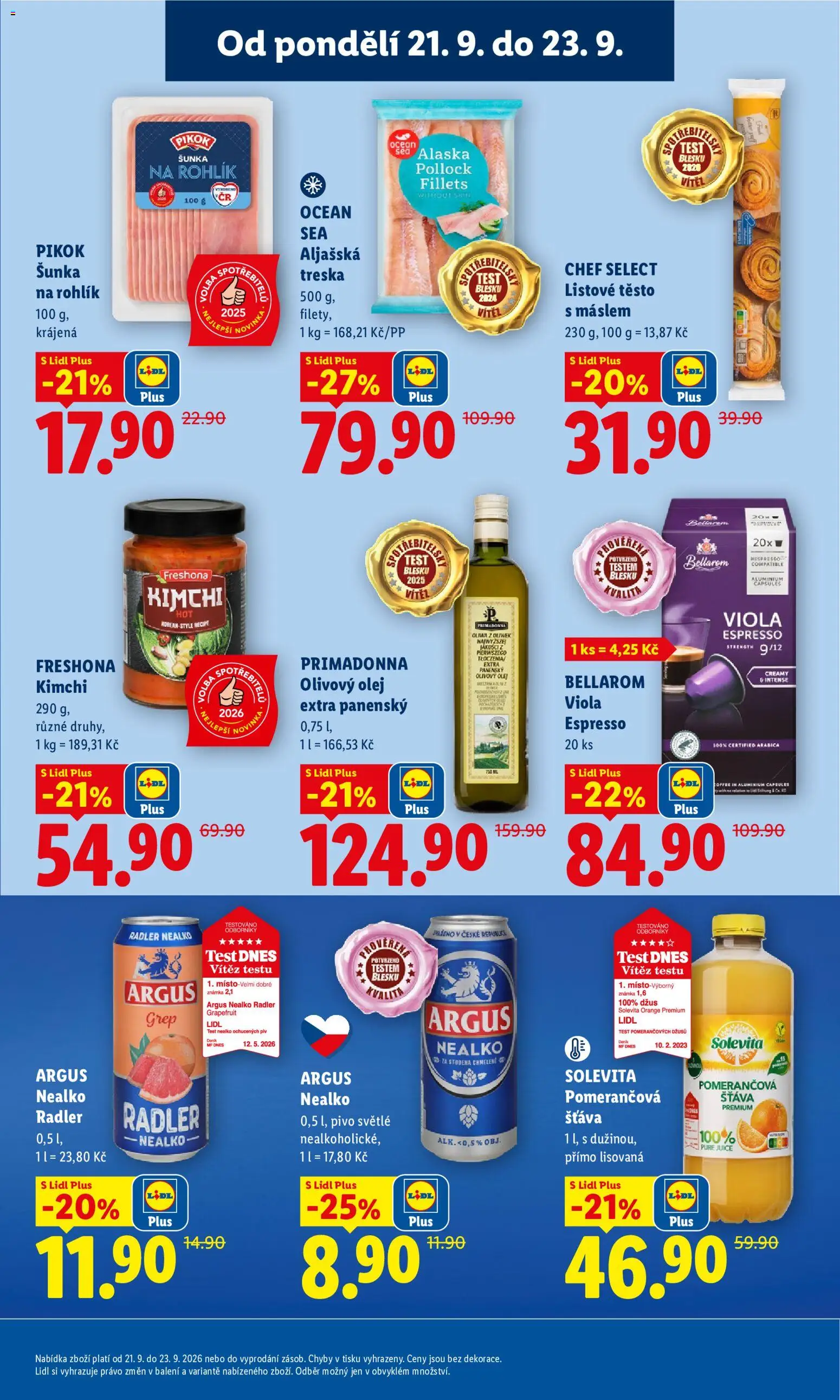 Lidl leták Leták in Česko