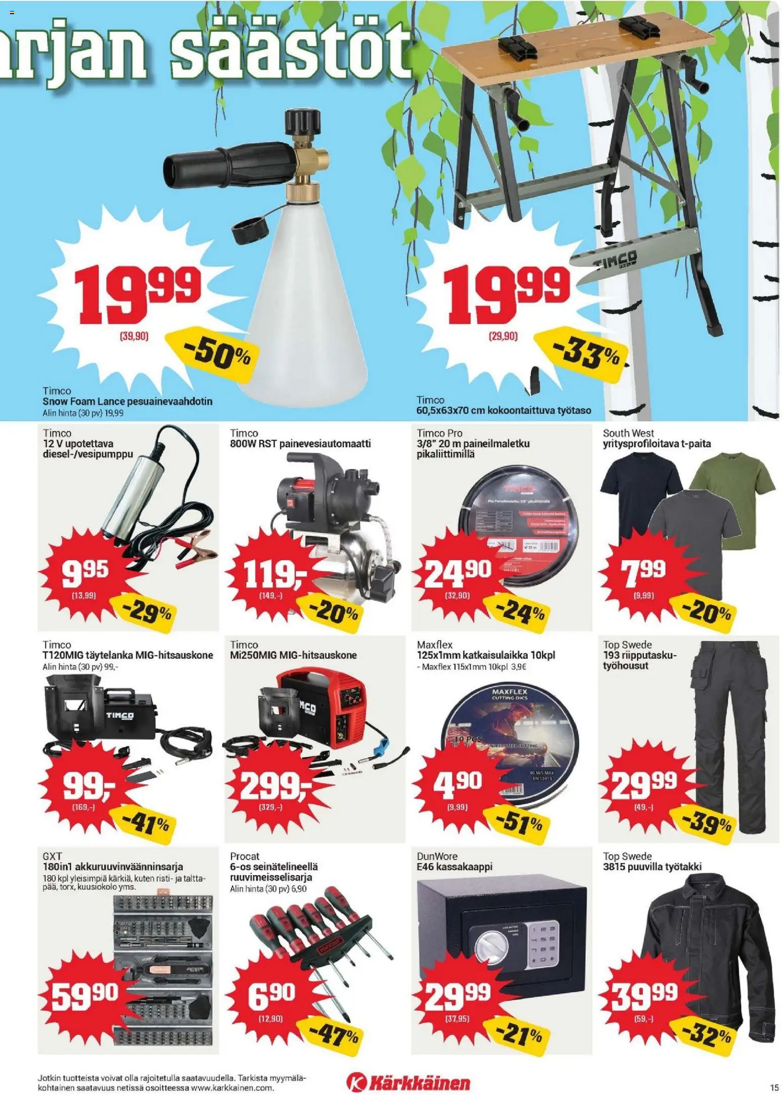 🛍️ Kärkkäinen tarjoukset alkaen 08/07/2026 » Katso huipputarjoukset ja säästä jo tänään! 💰 | Suomi