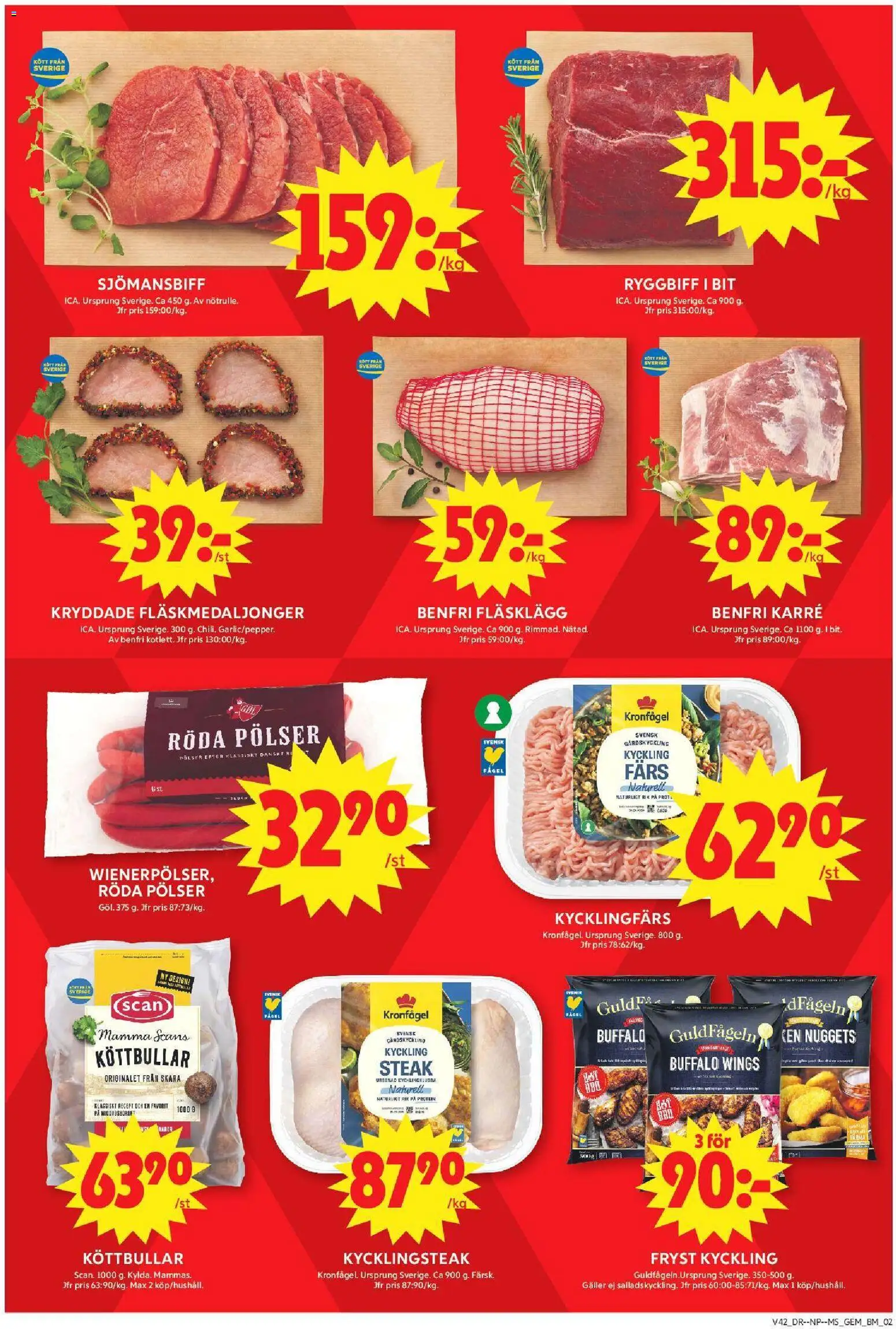 ICA Maxi erbjudanden Reklamblad in Sverige