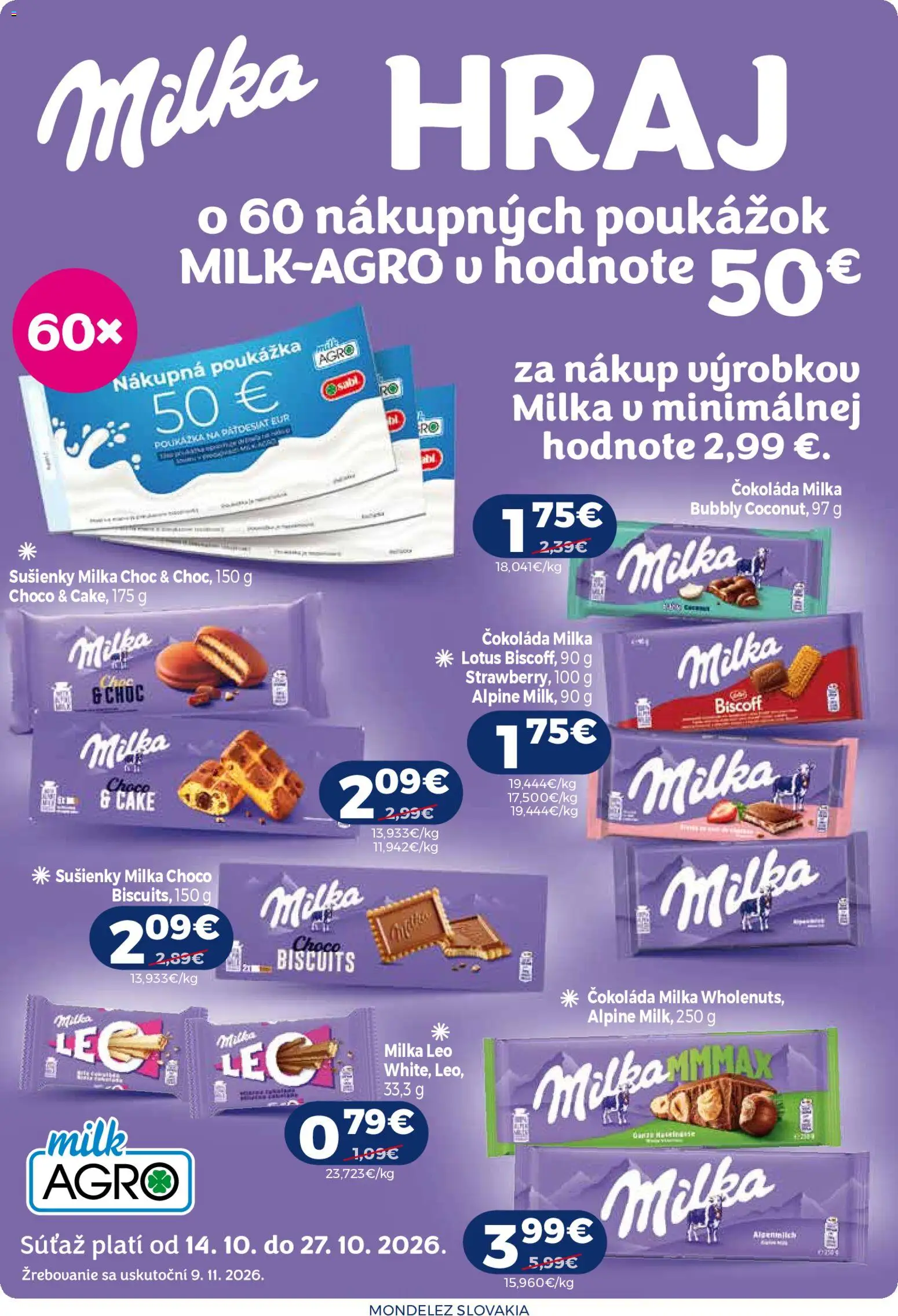 Milk Agro leták Leták in Slovensko