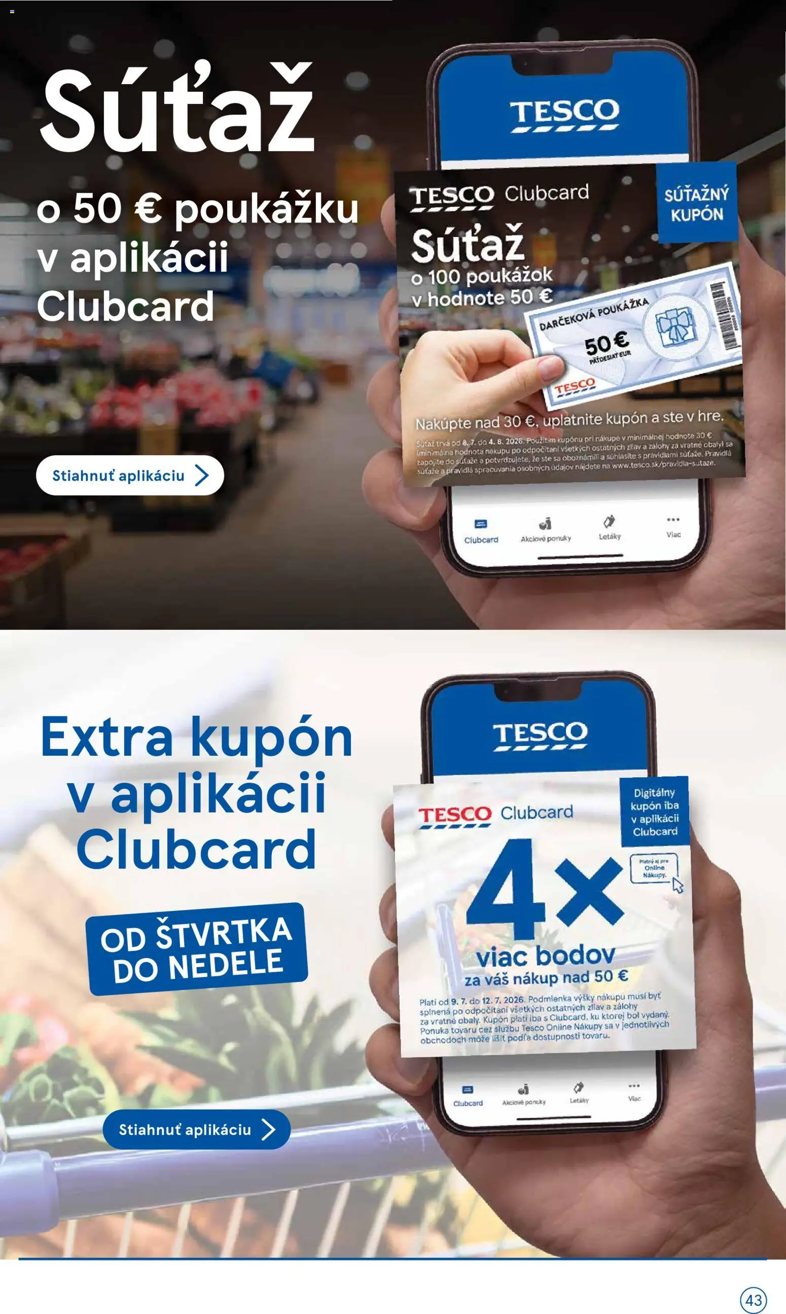 Tesco Hypermarket - leták od 08.07.2026 » Pozrite si limitované zľavy a ušetrite ešte dnes! | Slovensko