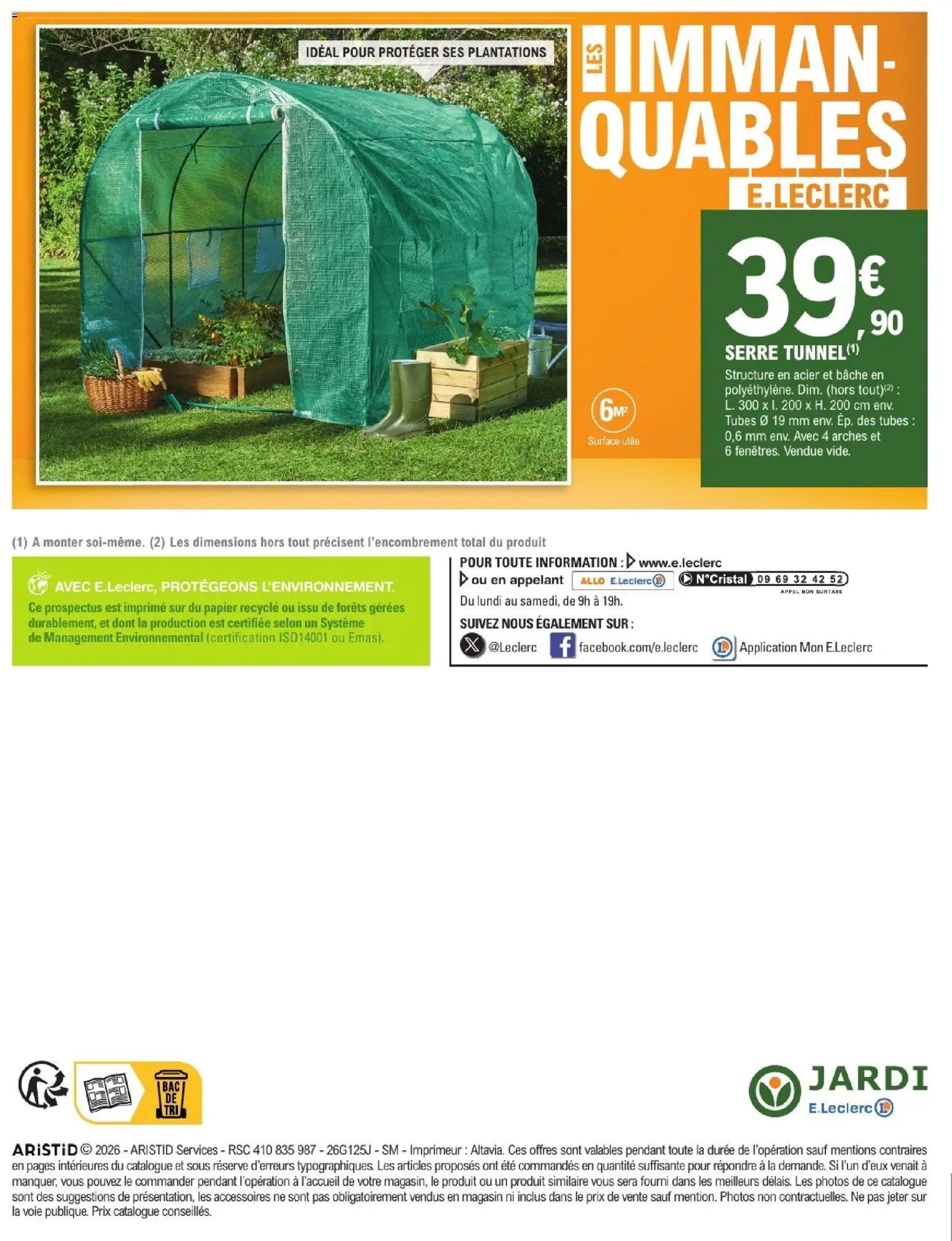Brico E.Leclerc catalogue Jardi Catalogue in France