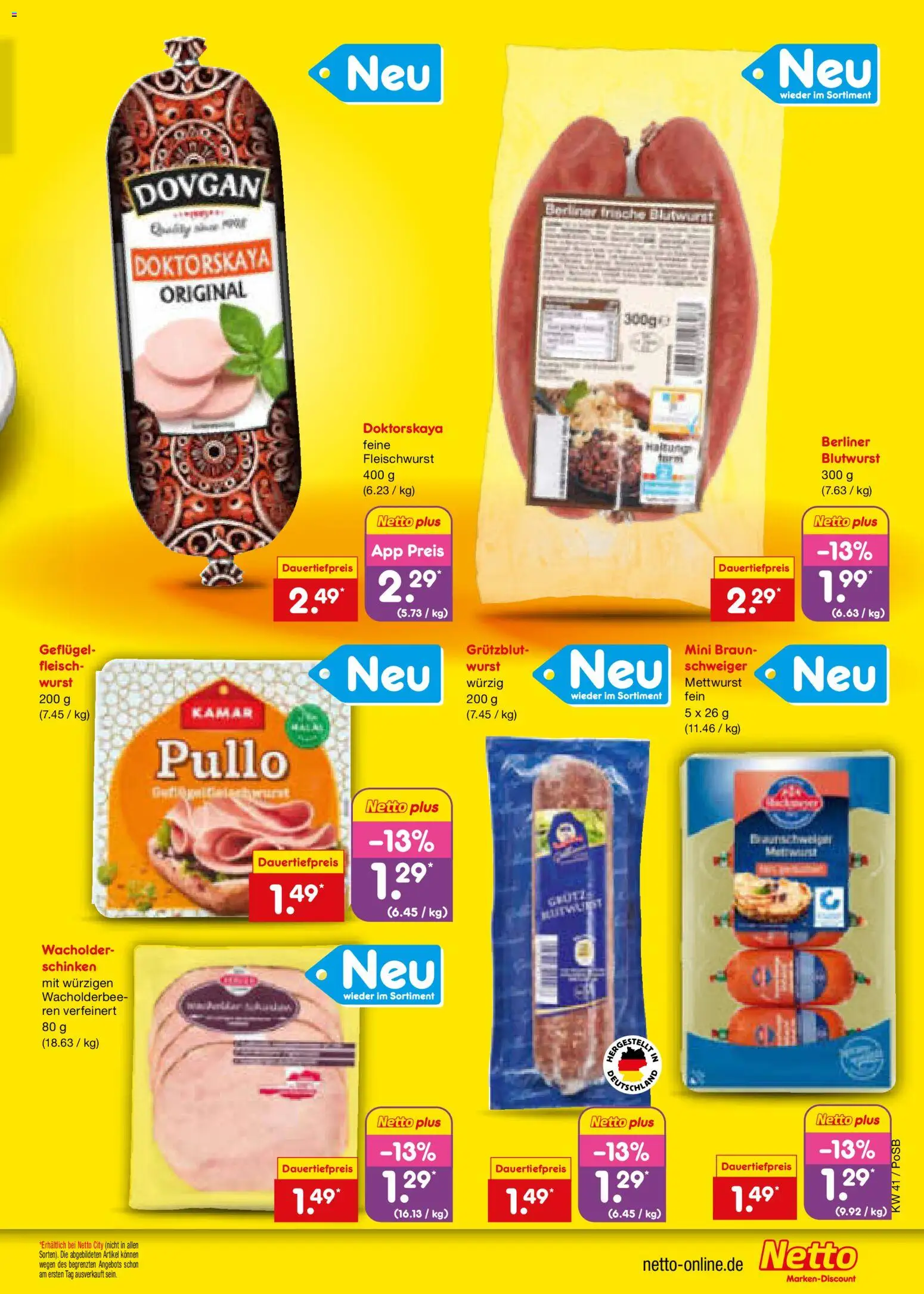 Netto Marken-Discount Prospekt Prospekt in Deutschland