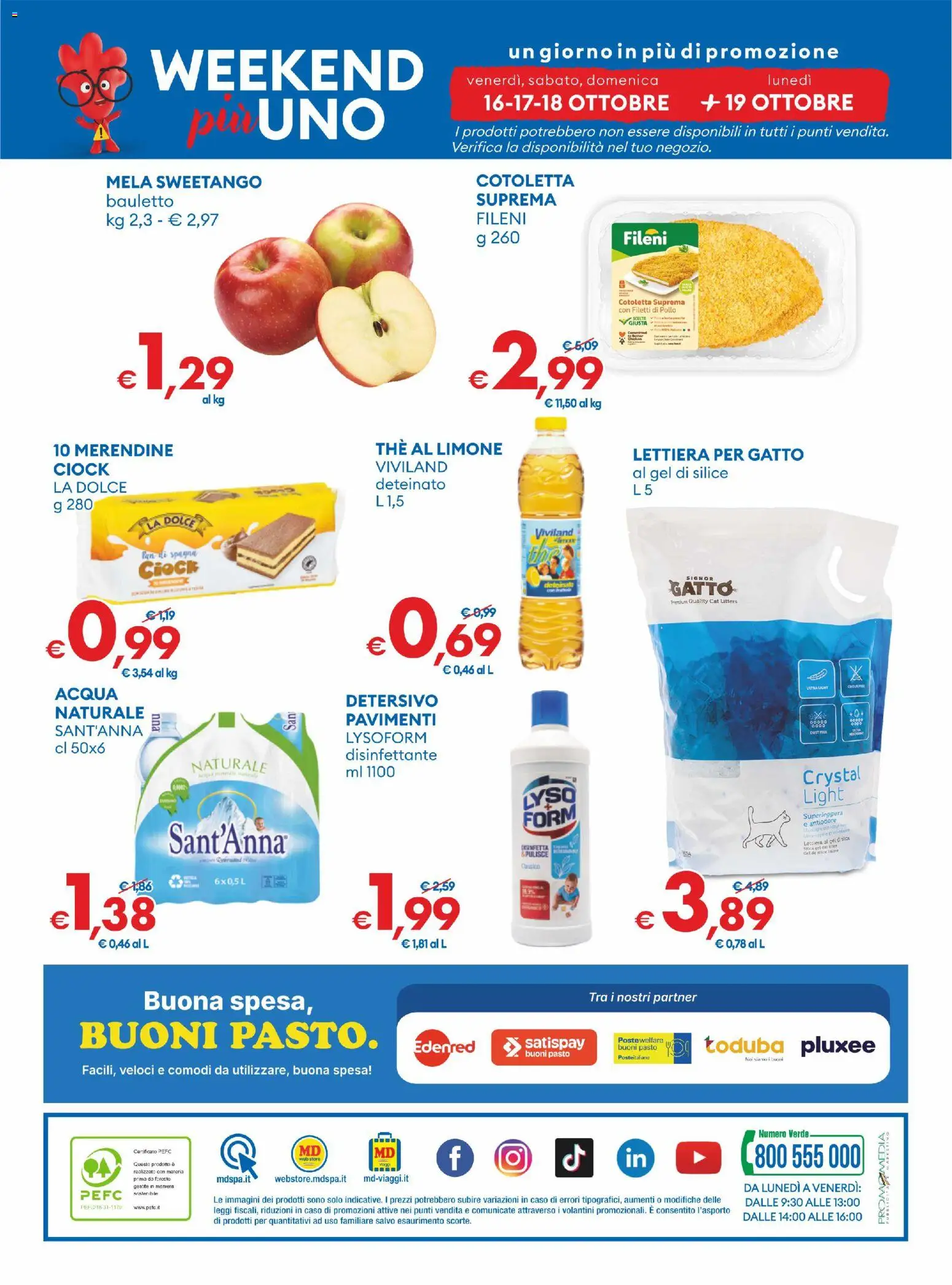 MD Discount volantino Volantino in Italy