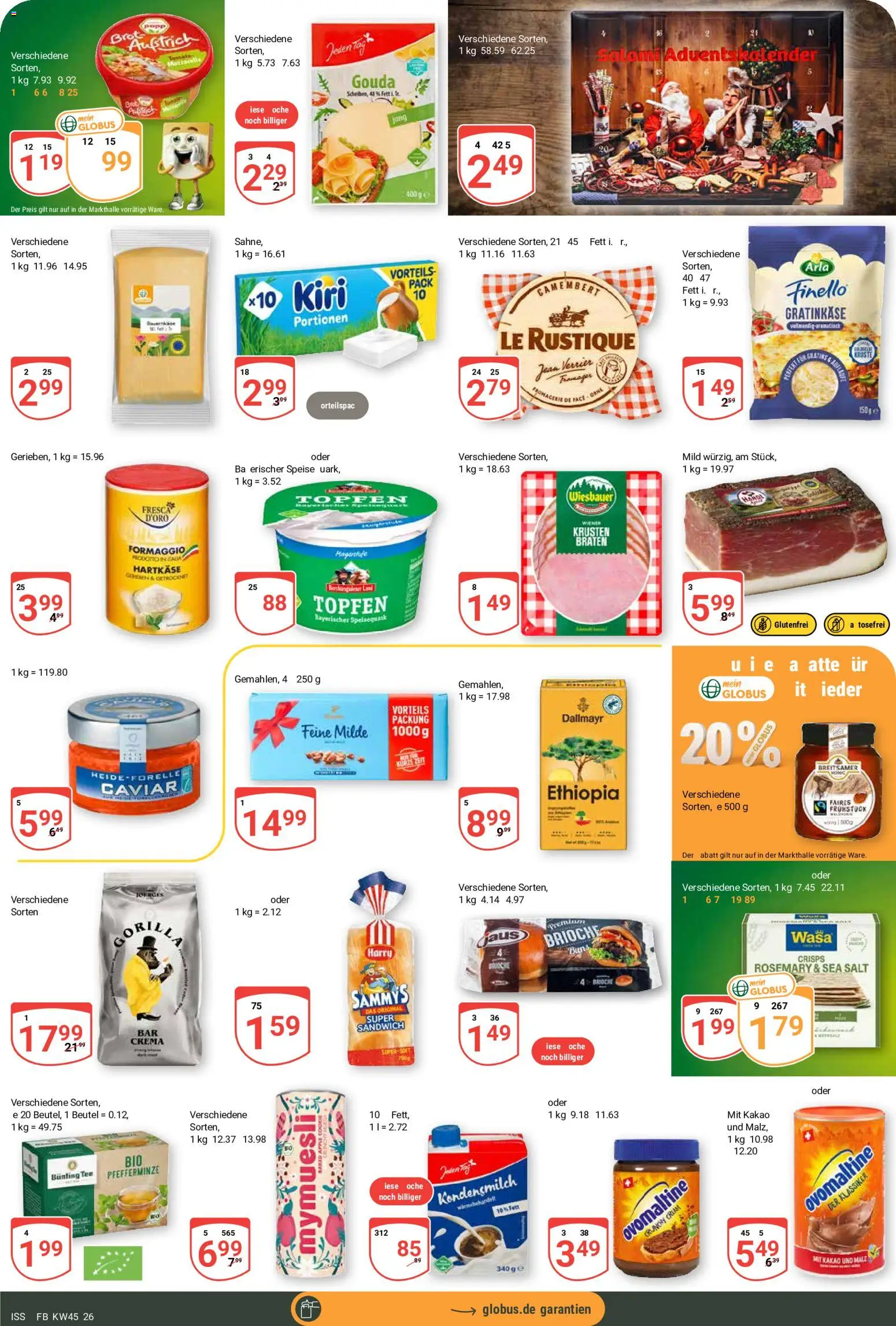 Globus Prospekt Prospekt in Deutschland