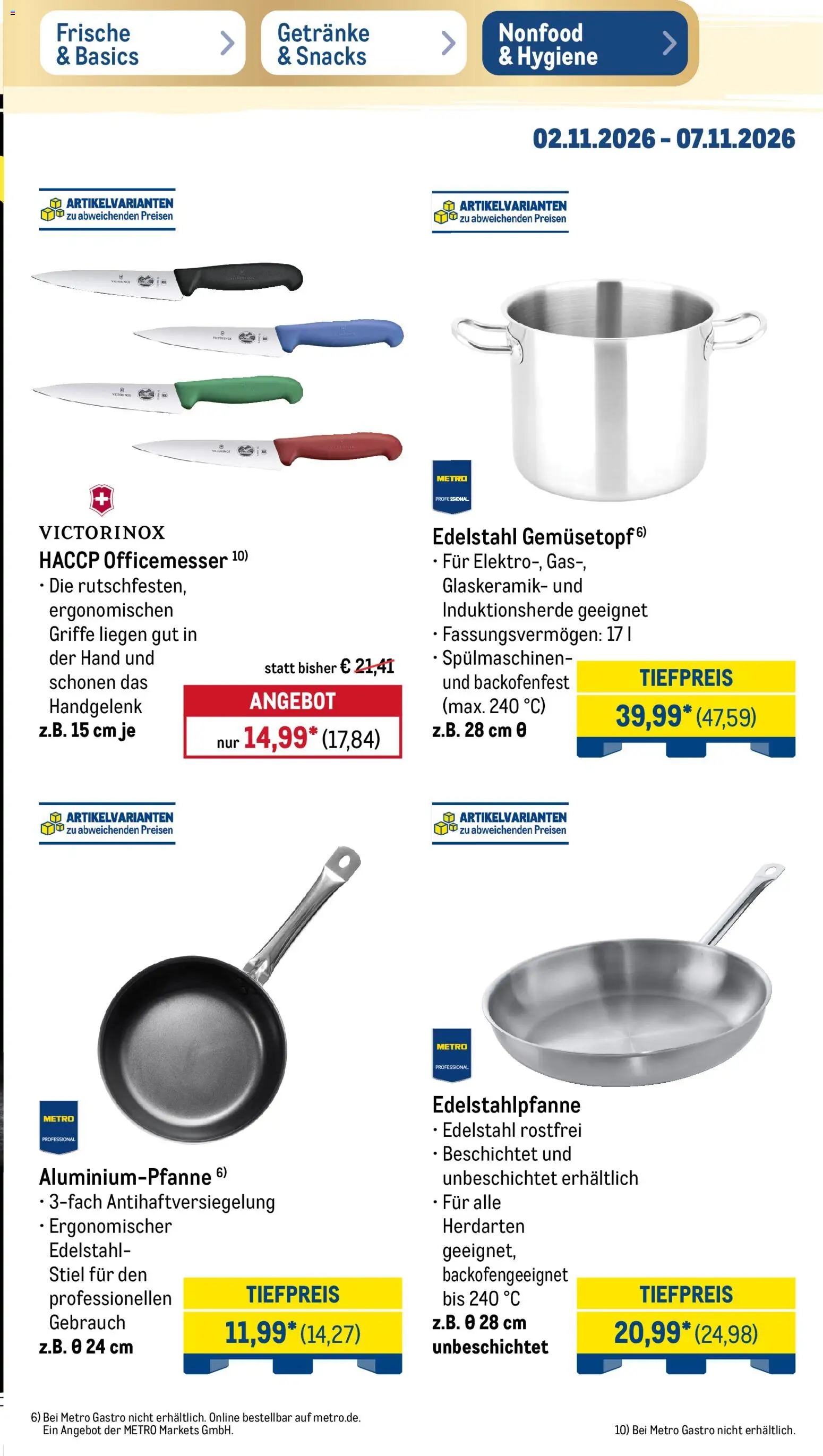 Metro Black Friday Prospekt in Deutschland