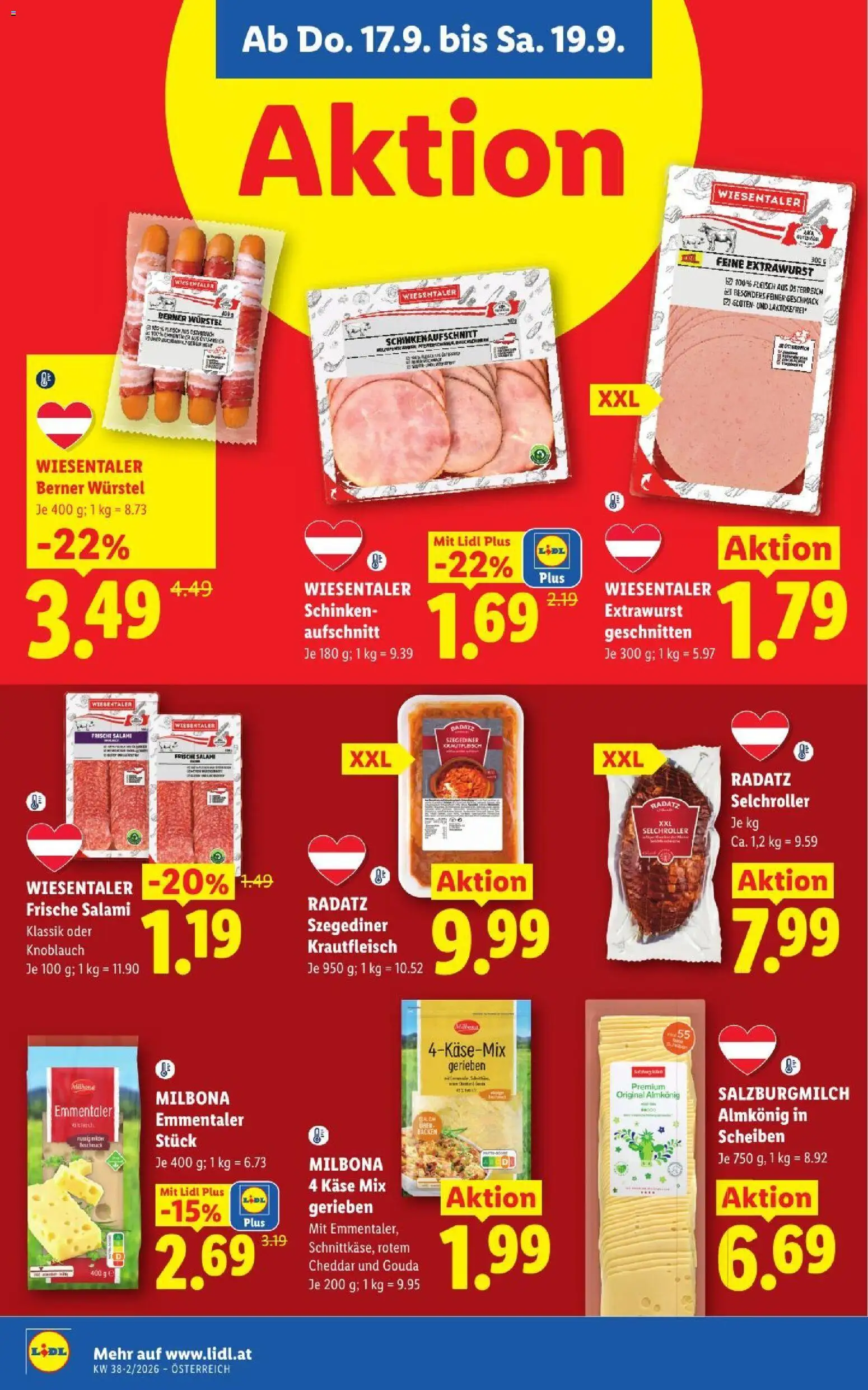 Lidl - Flugblatt Flugblatt in Österreich