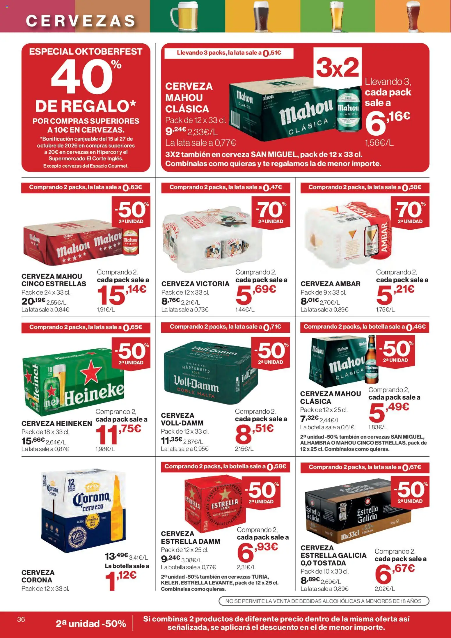 Hipercor catálogo Folleto in España