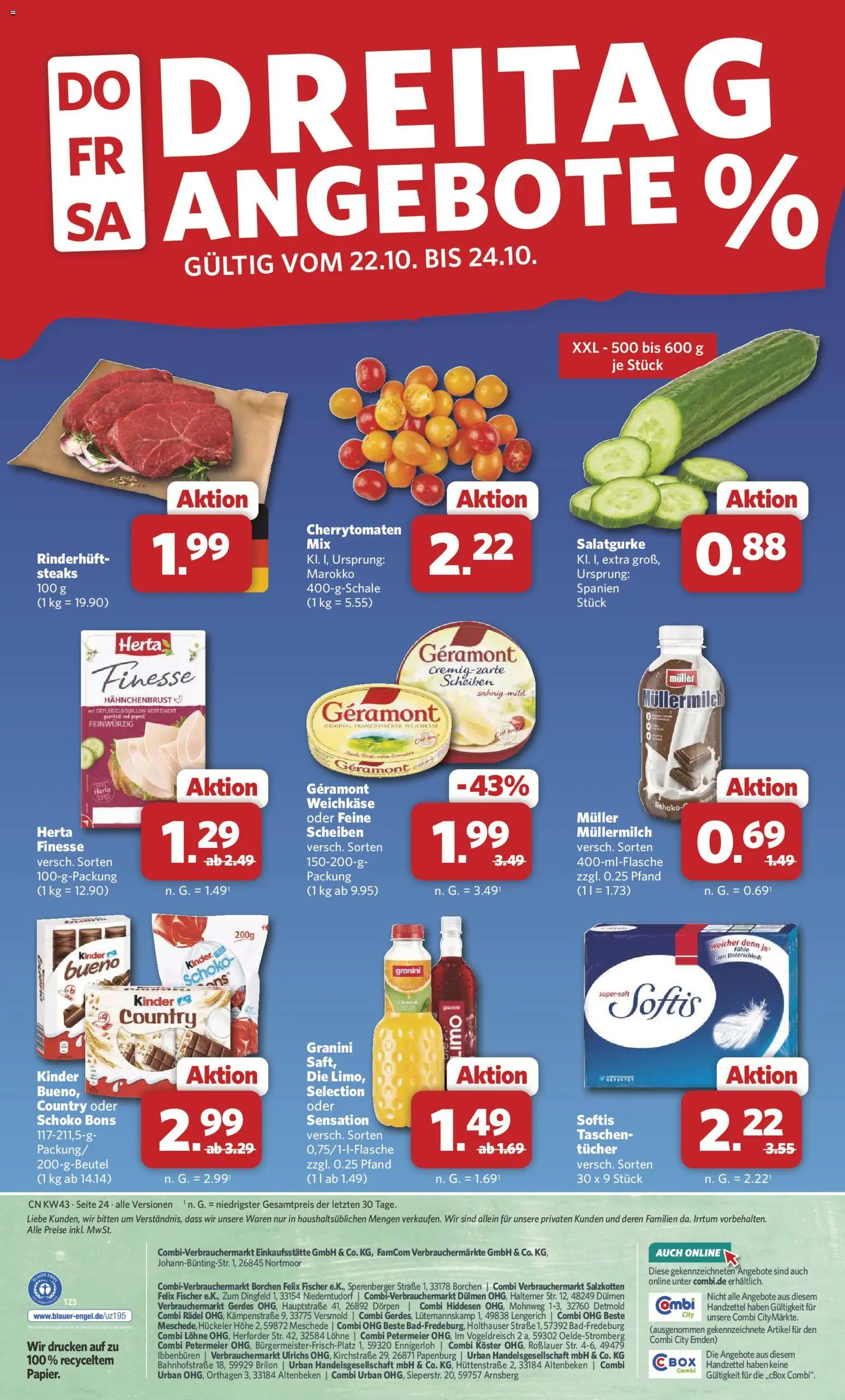 Combi Prospekt Prospekt in Deutschland