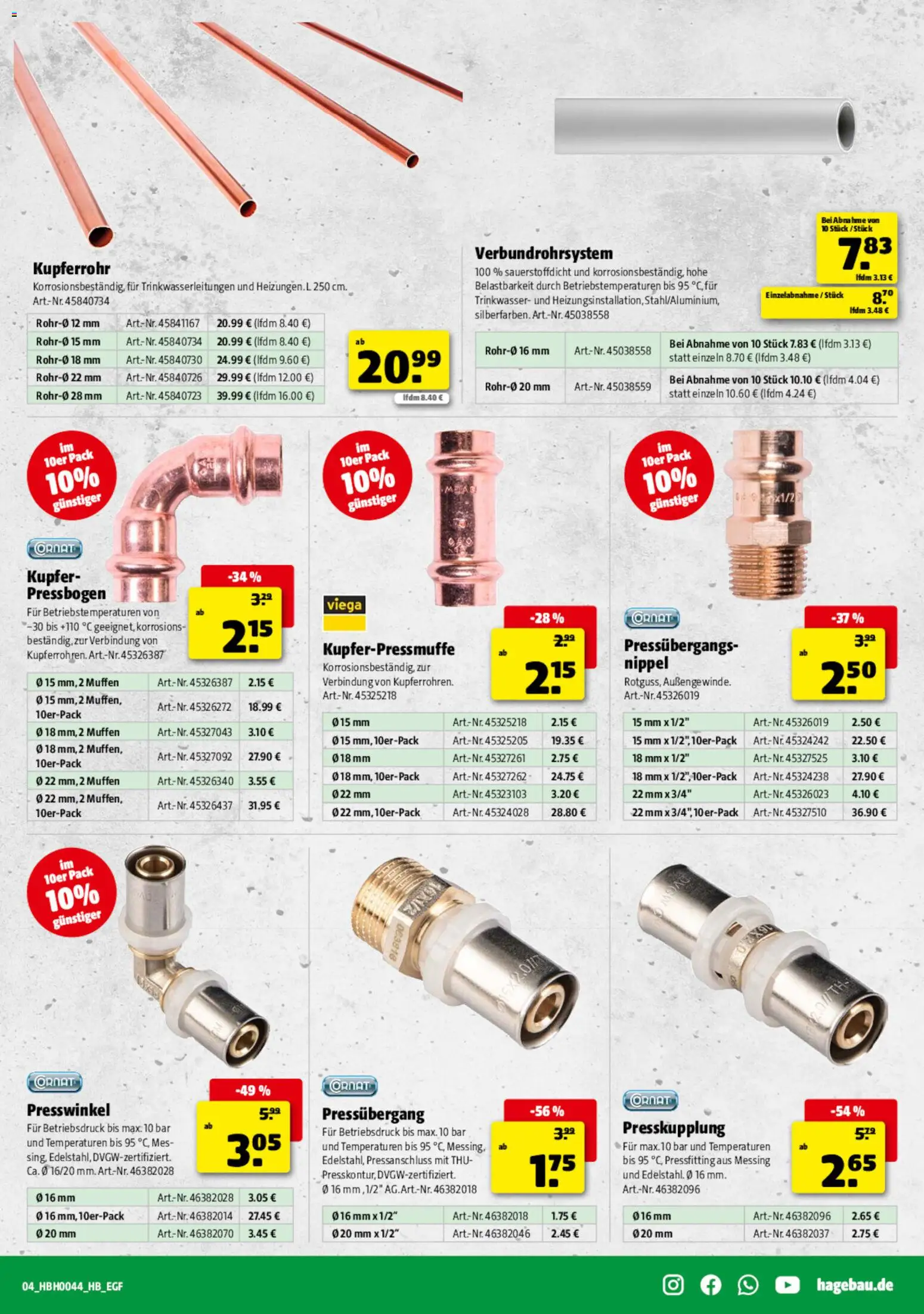 Hagebau Prospekt Prospekt in Deutschland