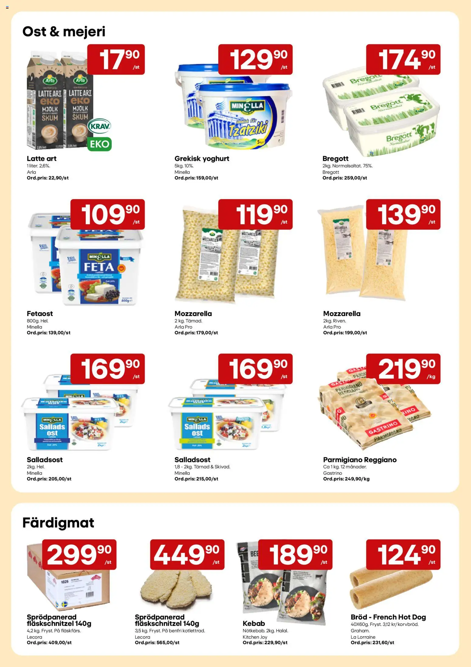 Snabbgross erbjudanden Reklamblad in Sverige
