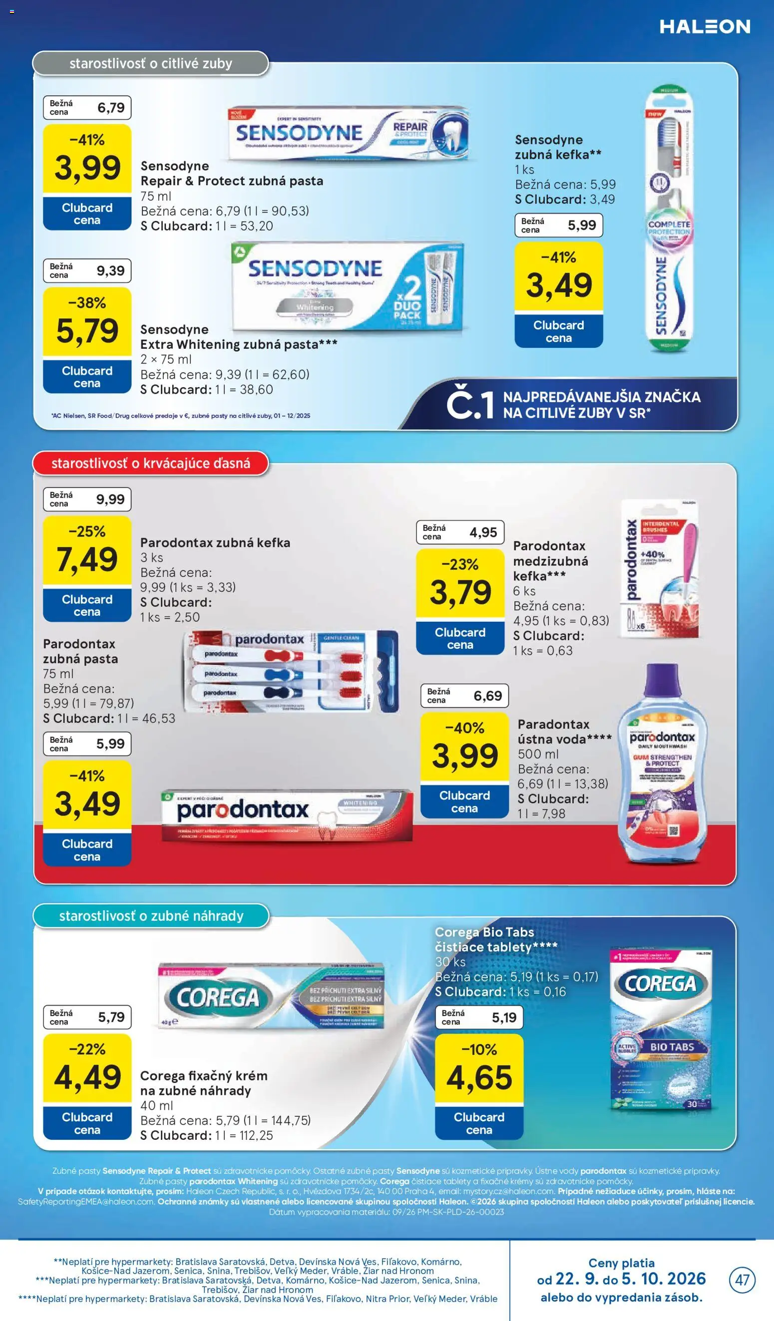 Tesco Hypermarket - leták Leták in Slovensko