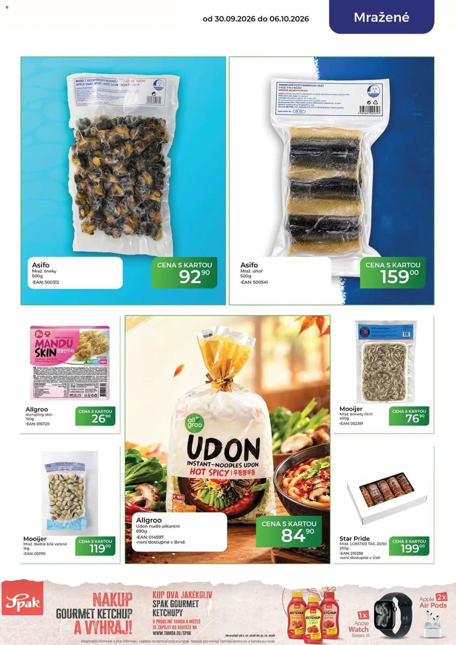 Tamda Foods leták Leták in Česko