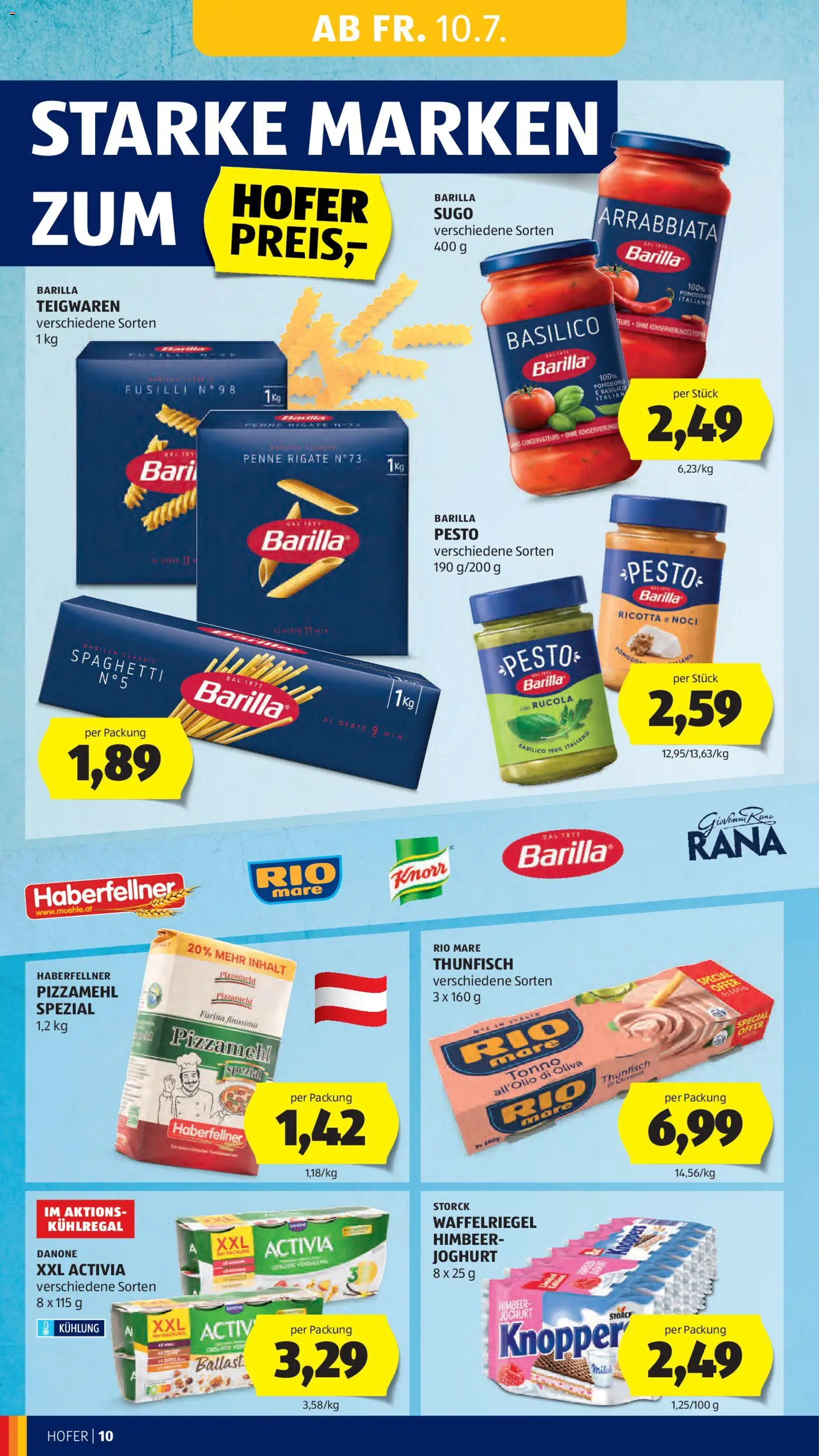 Sparen Sie mit dem | Hofer Flugblatt ab 10.07.2026 ✳️ Angebote | Österreich