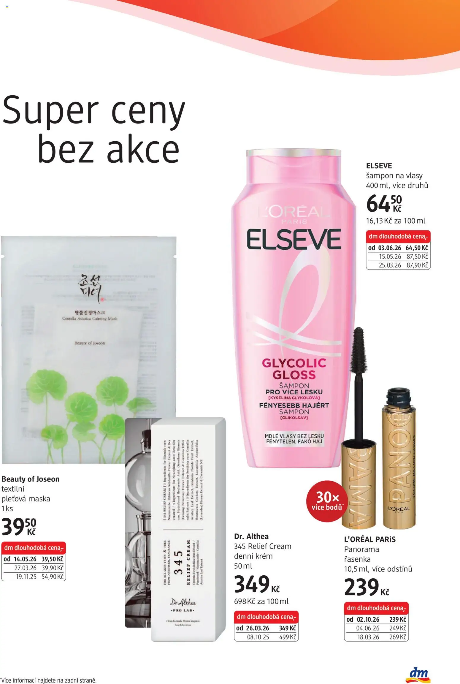dm drogerie leták Leták in Česko