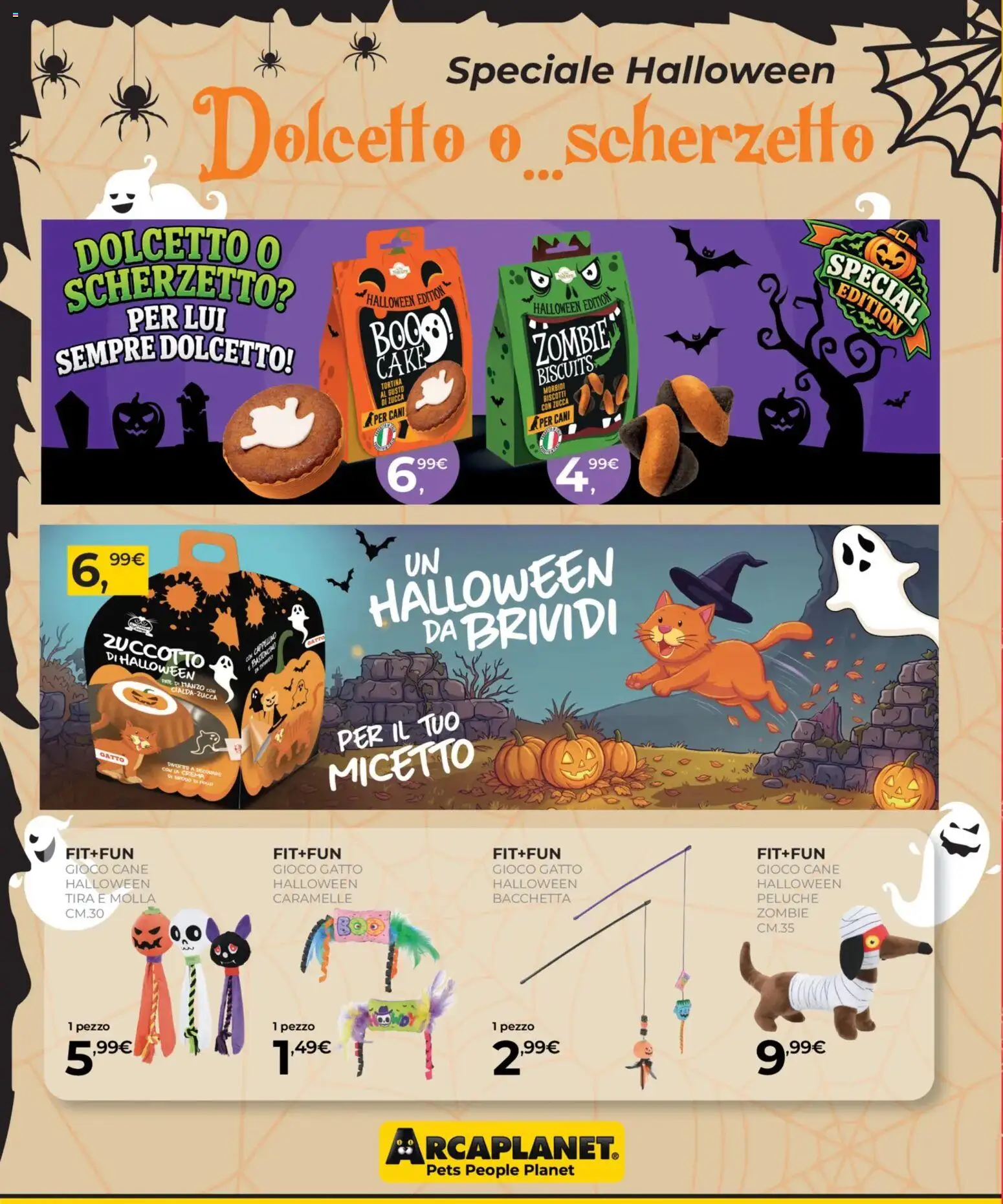 Arcaplanet volantino Volantino in Italy