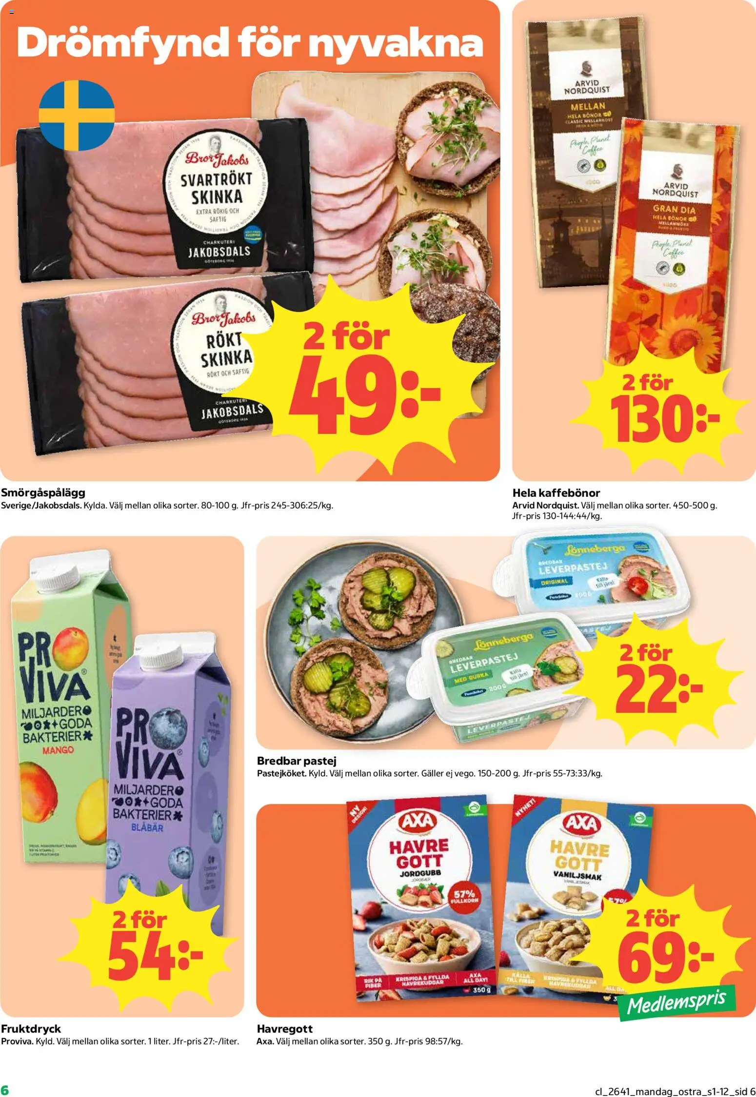 Coop Daglivs erbjudanden Reklamblad in Sverige