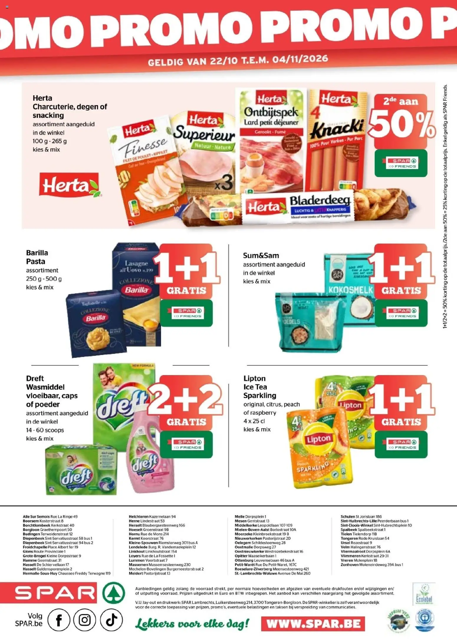 Spar Express folder Folder in België