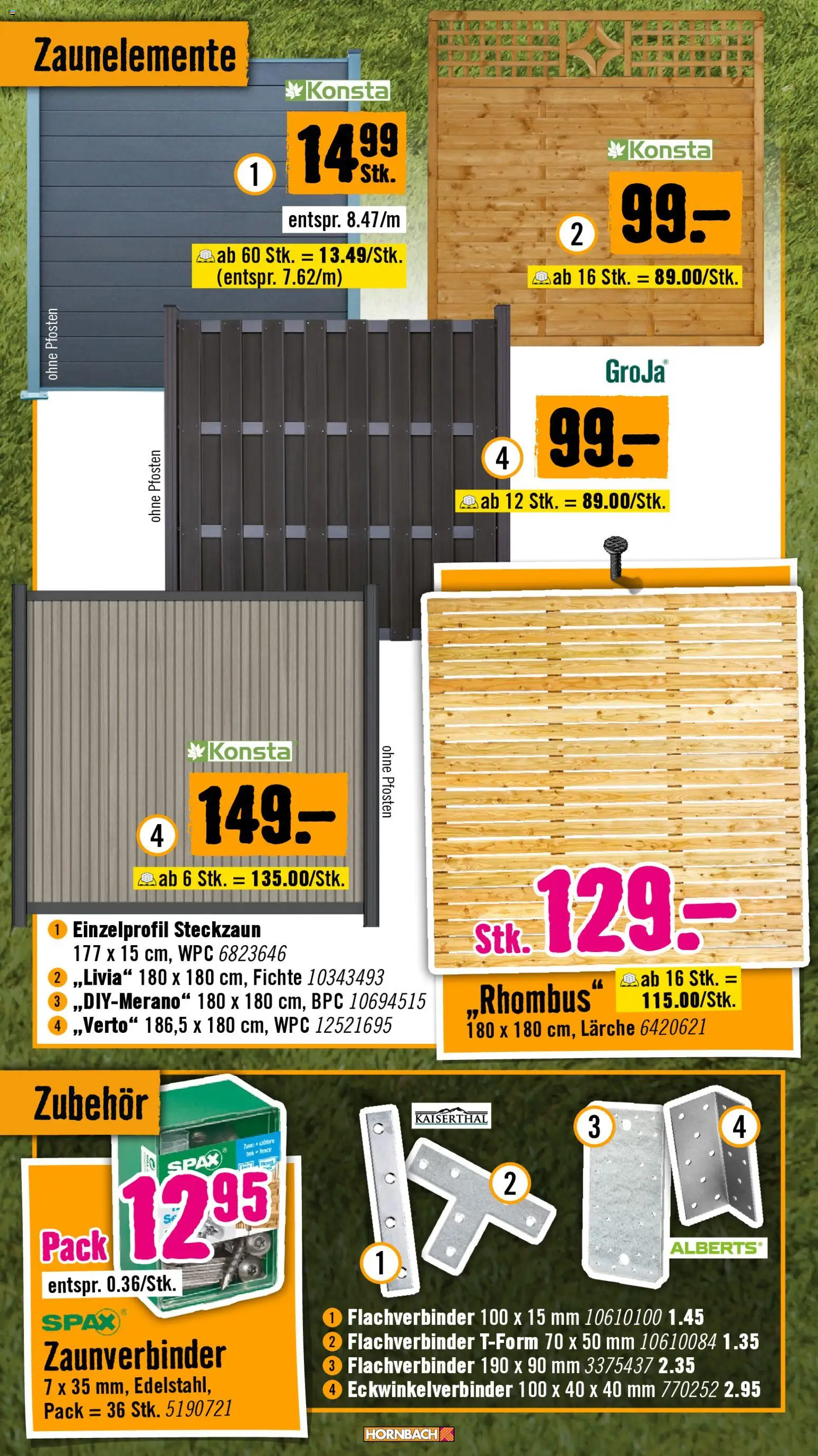 Hornbach Flugblatt Flugblatt in Österreich