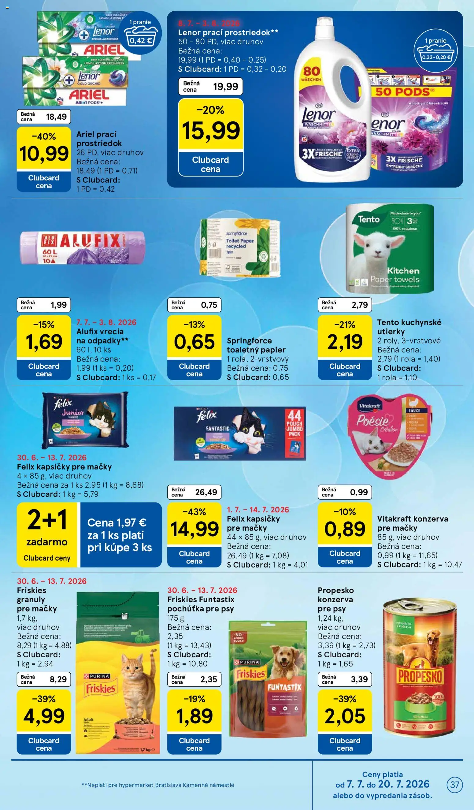 Tesco Hypermarket - leták od 08.07.2026 » Pozrite si limitované zľavy a ušetrite ešte dnes! | Slovensko
