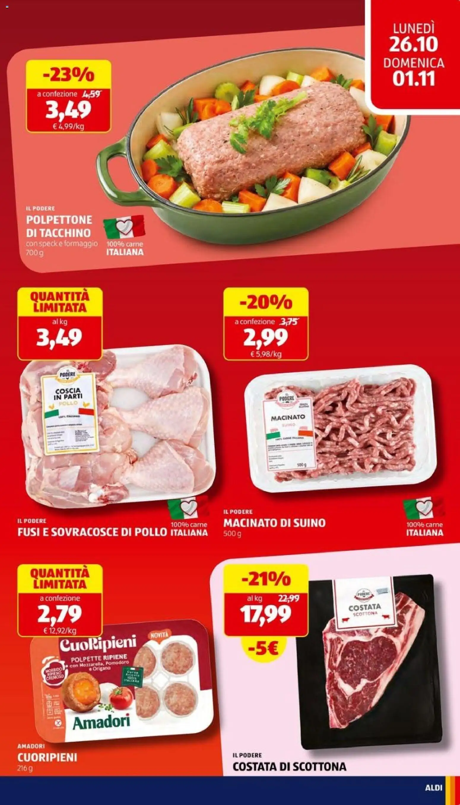 Aldi volantino Volantino in Italy