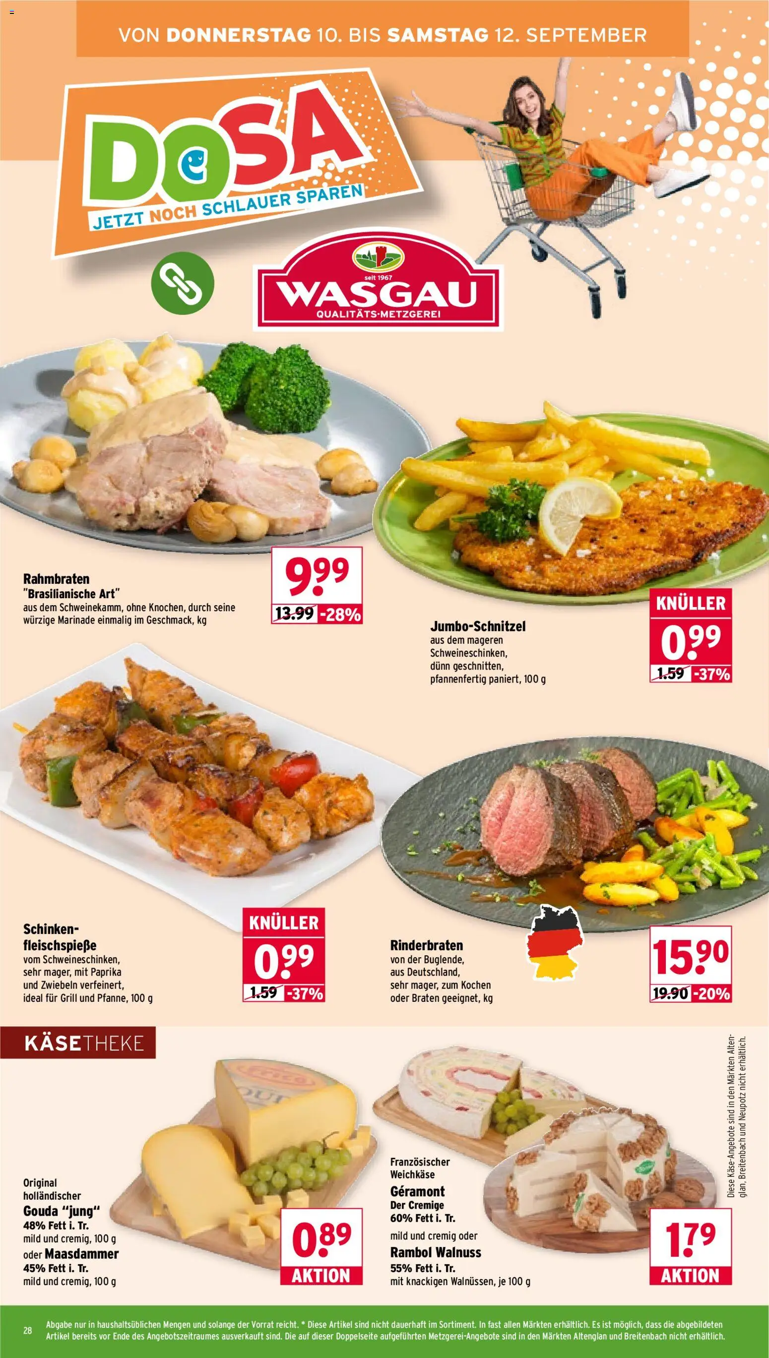 Wasgau Prospekt Prospekt in Deutschland
