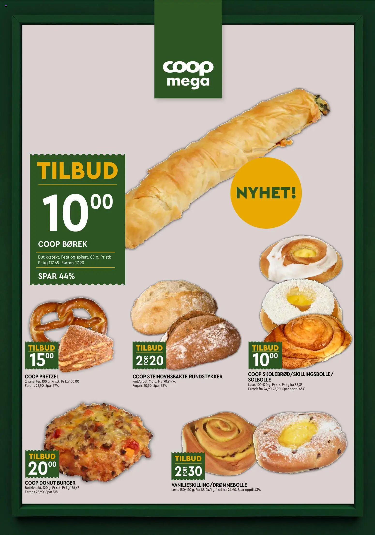 Coop Mega kundeavis Kundeavis in Norge