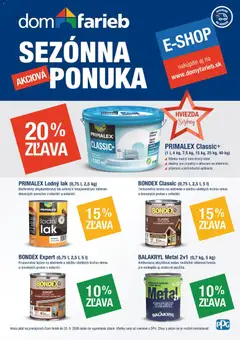 Dom farieb Dom farieb leták