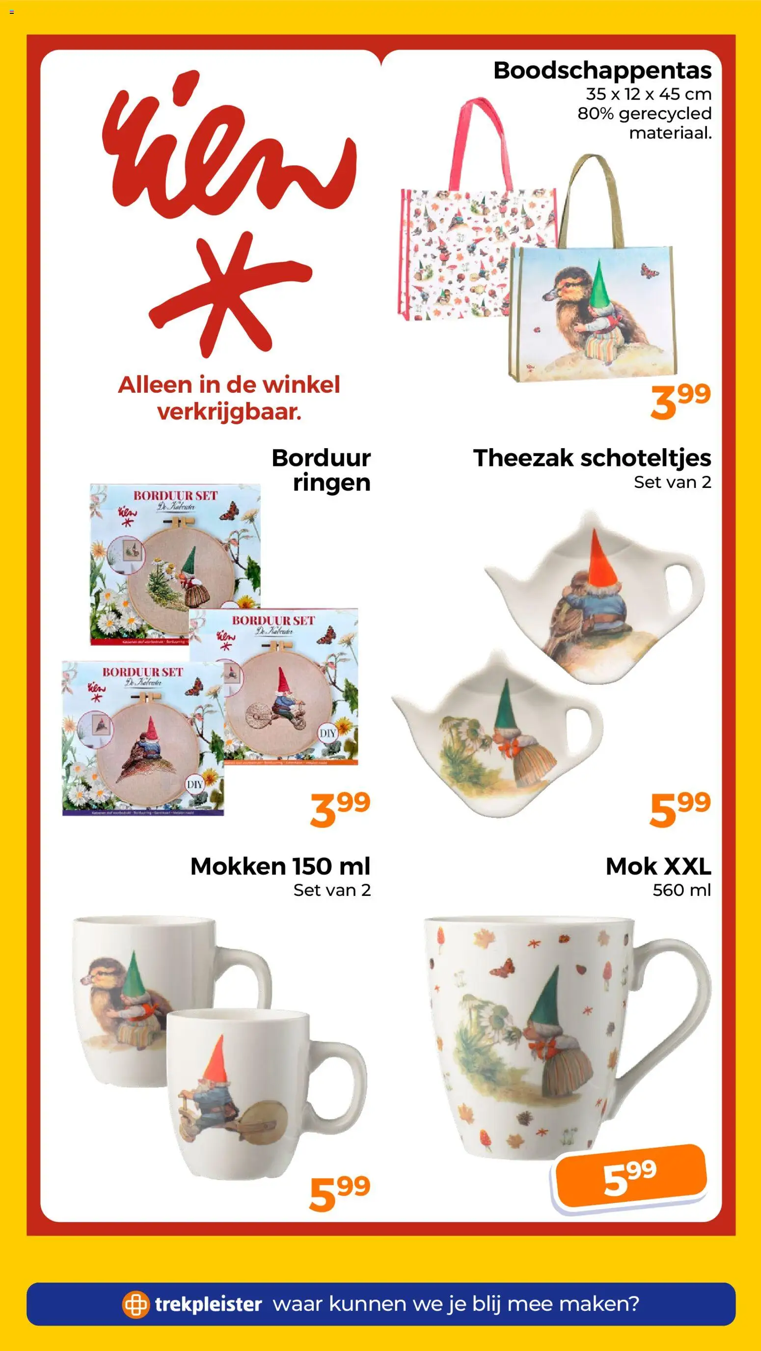 Trekpleister folder Folder in Nederland
