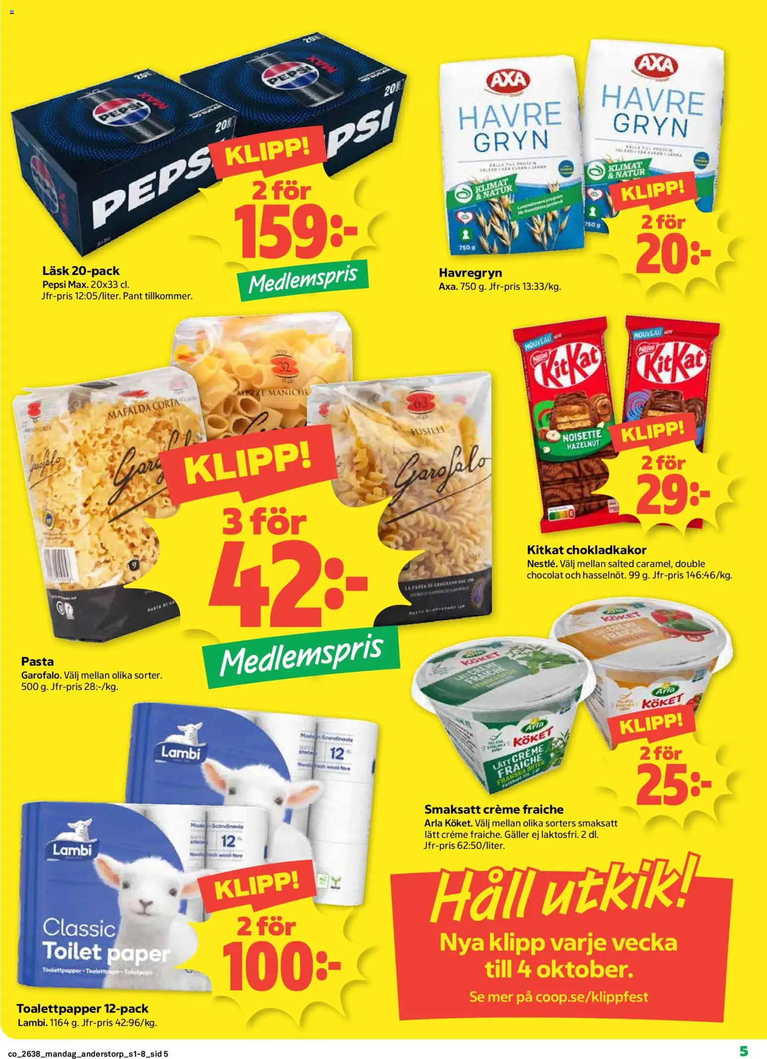 Coop erbjudanden Reklamblad in Sverige