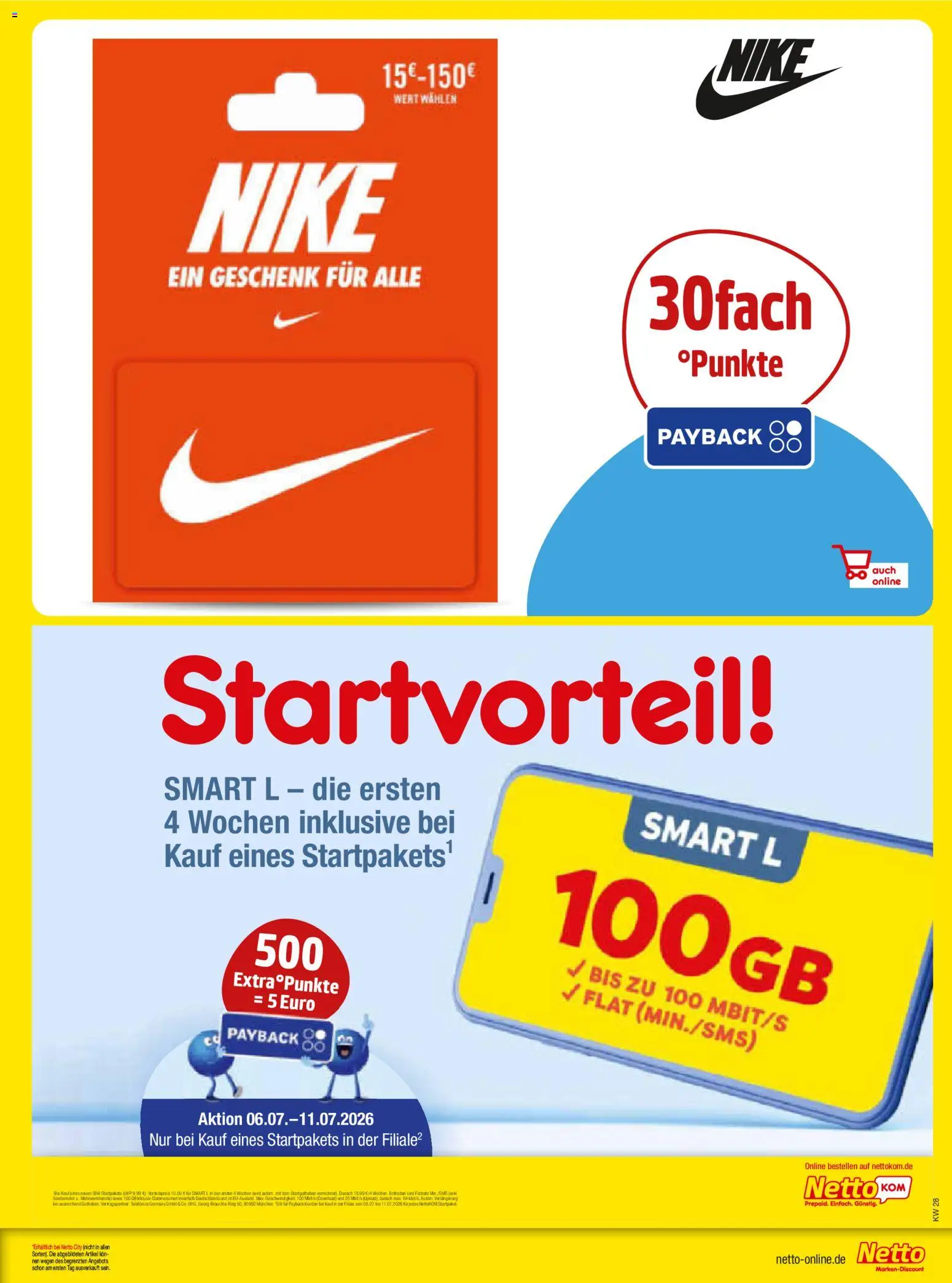 Netto Marken-Discount Prospekt | 06.07.2026 | Wie erhält man einen begrenzten Rabatt? | Deutschland