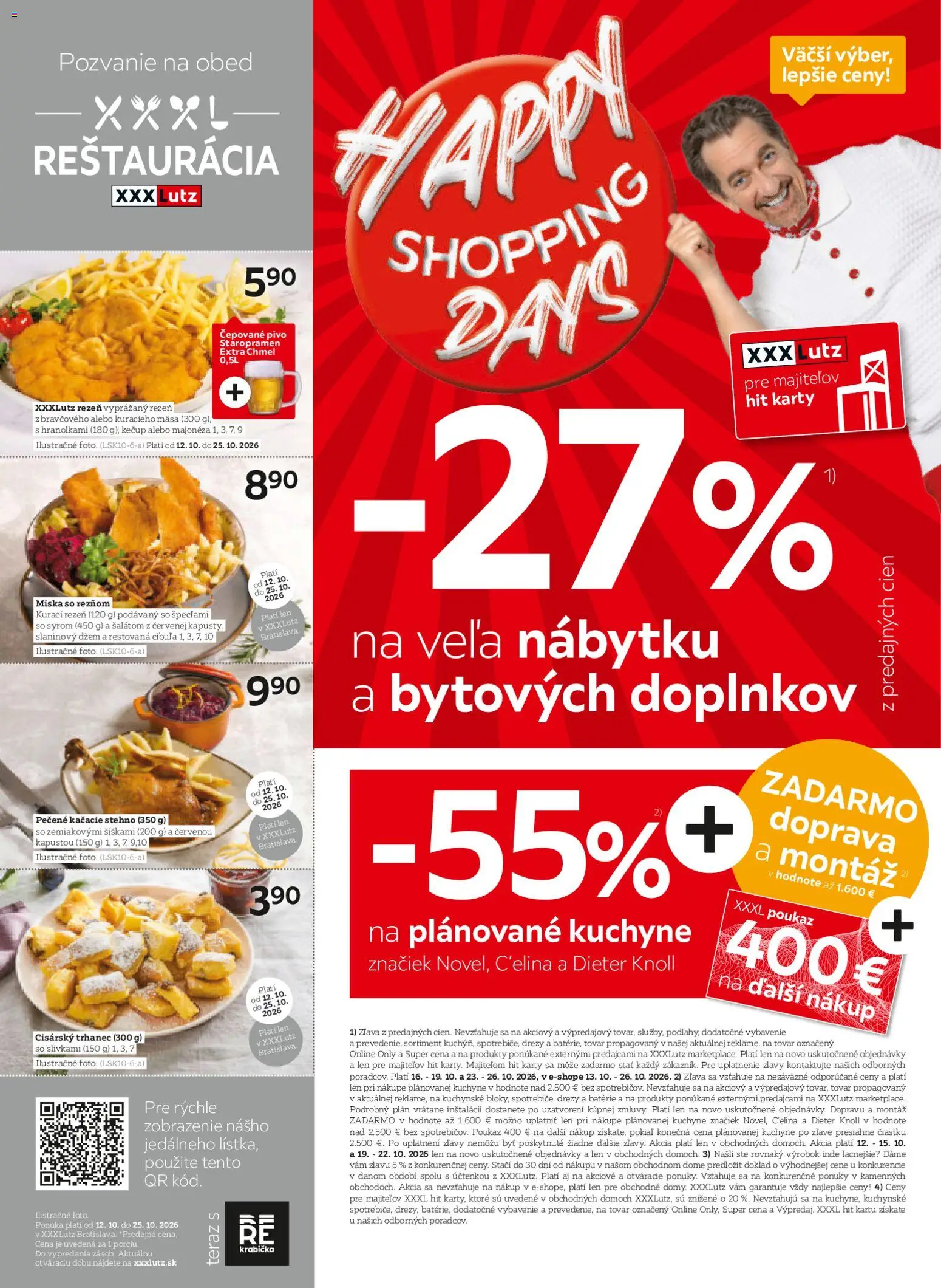 XXXLutz leták Leták in Slovensko