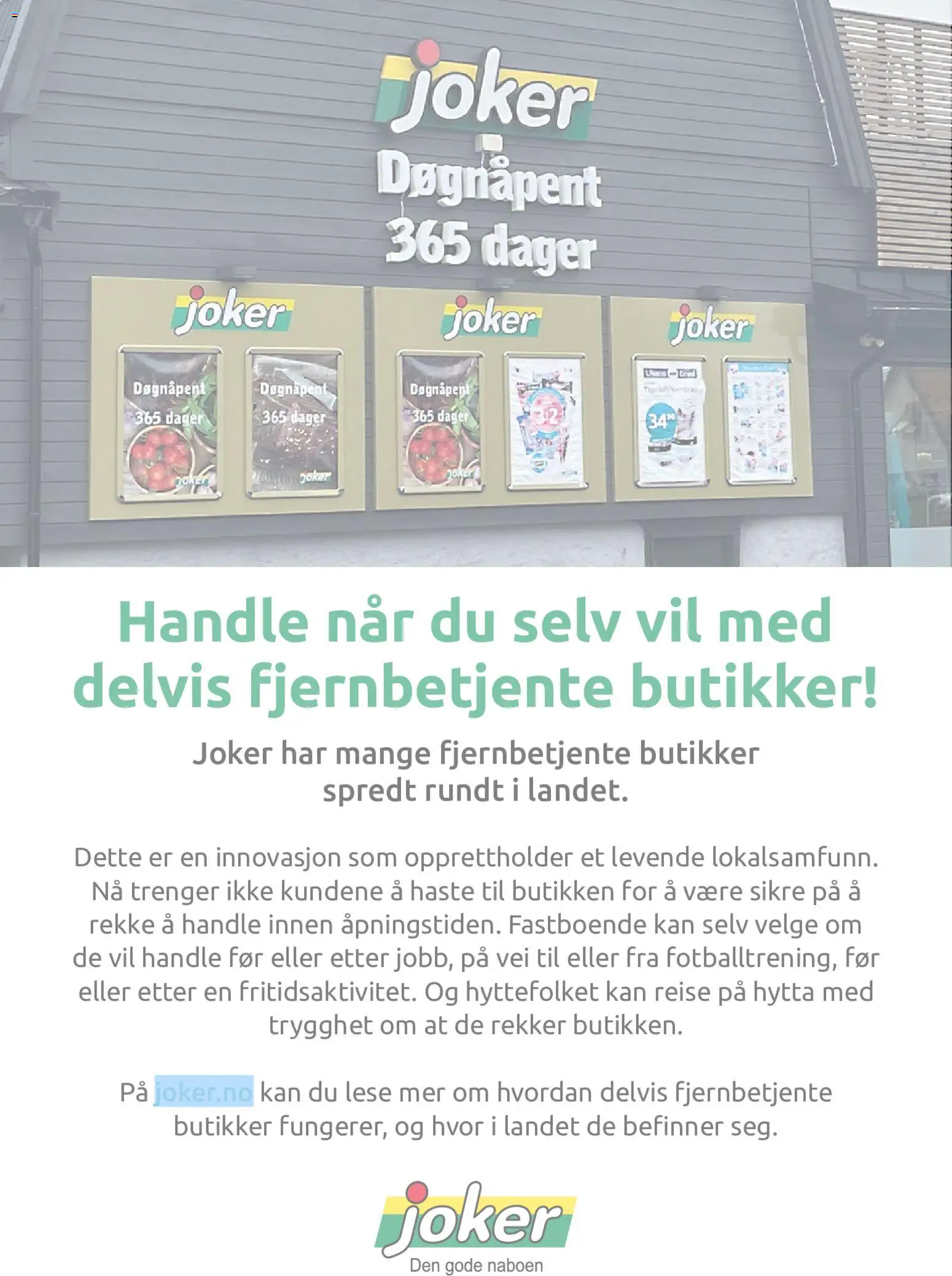 Joker kundeavis Kundeavis in Norge