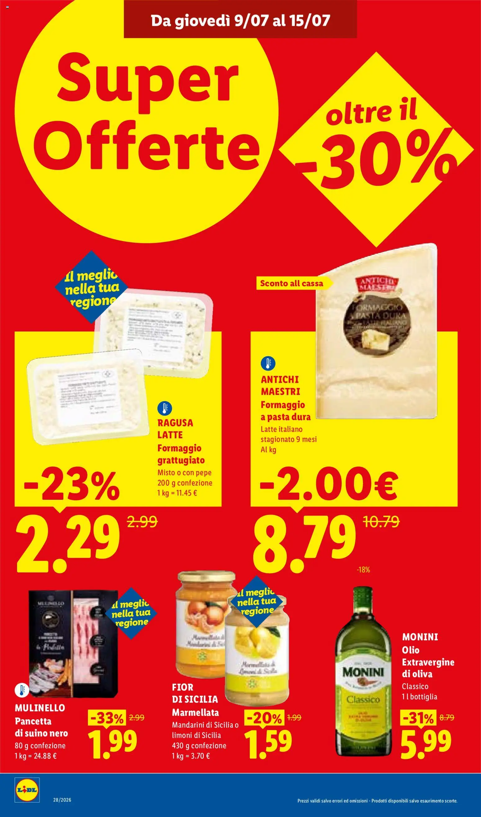 🛒 Volantino Lidl dal 📅 09/07/2026 - Offerte da non perdere! 🔥 | Italy
