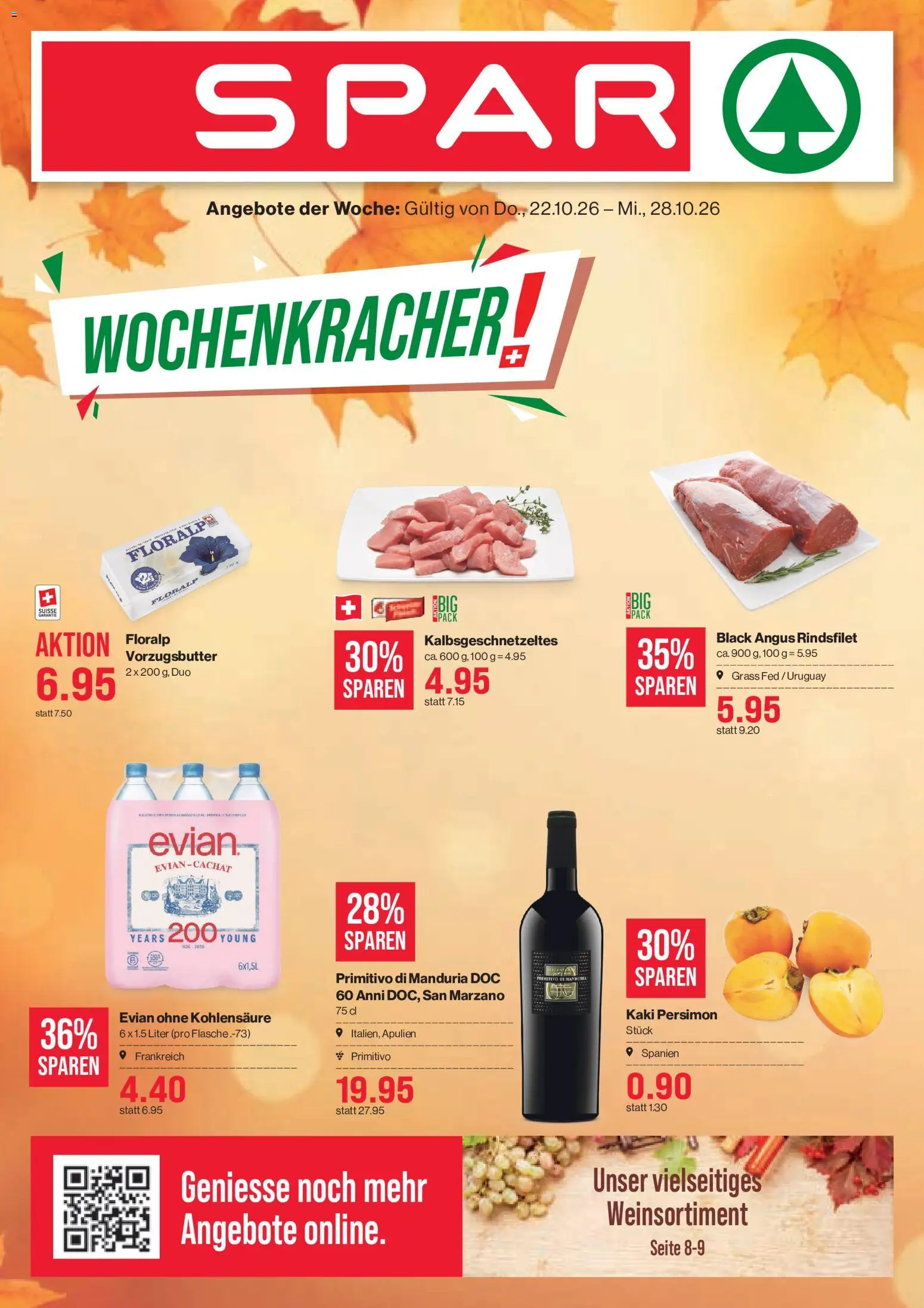 SPAR aktionen Prospekt in Schweiz