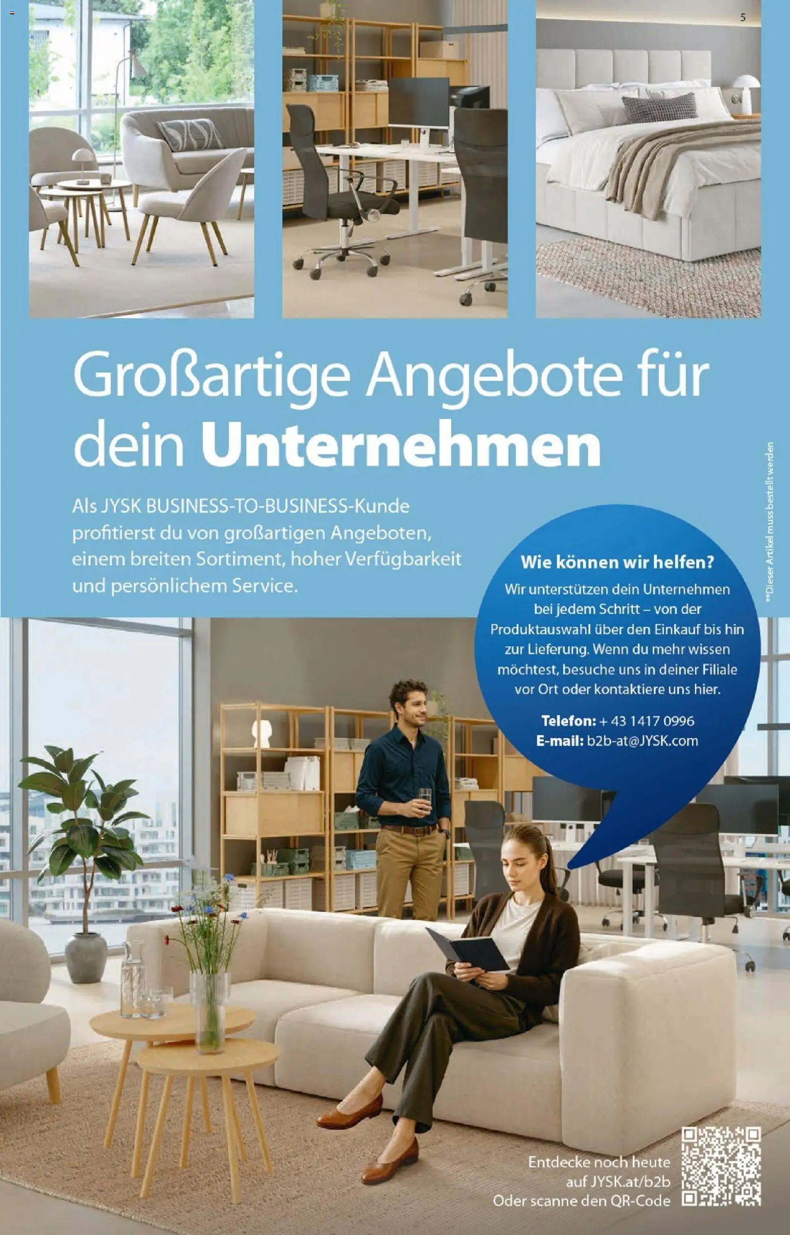 JYSK Flugblatt Flugblatt in Österreich