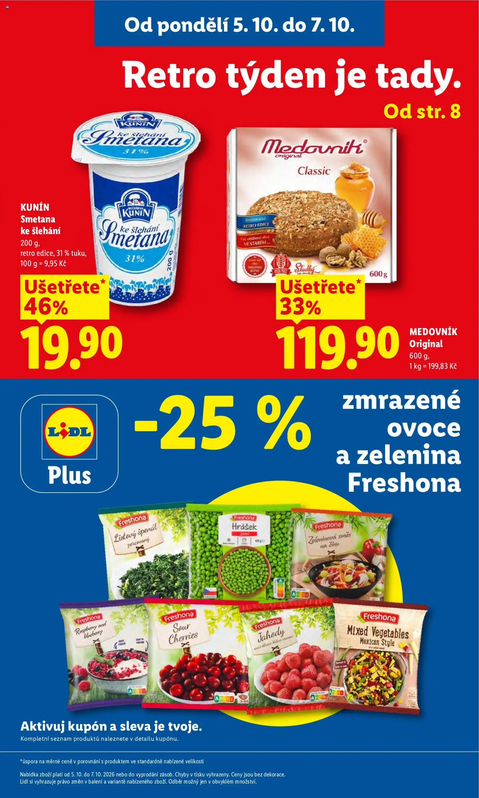 Lidl leták Leták in Česko