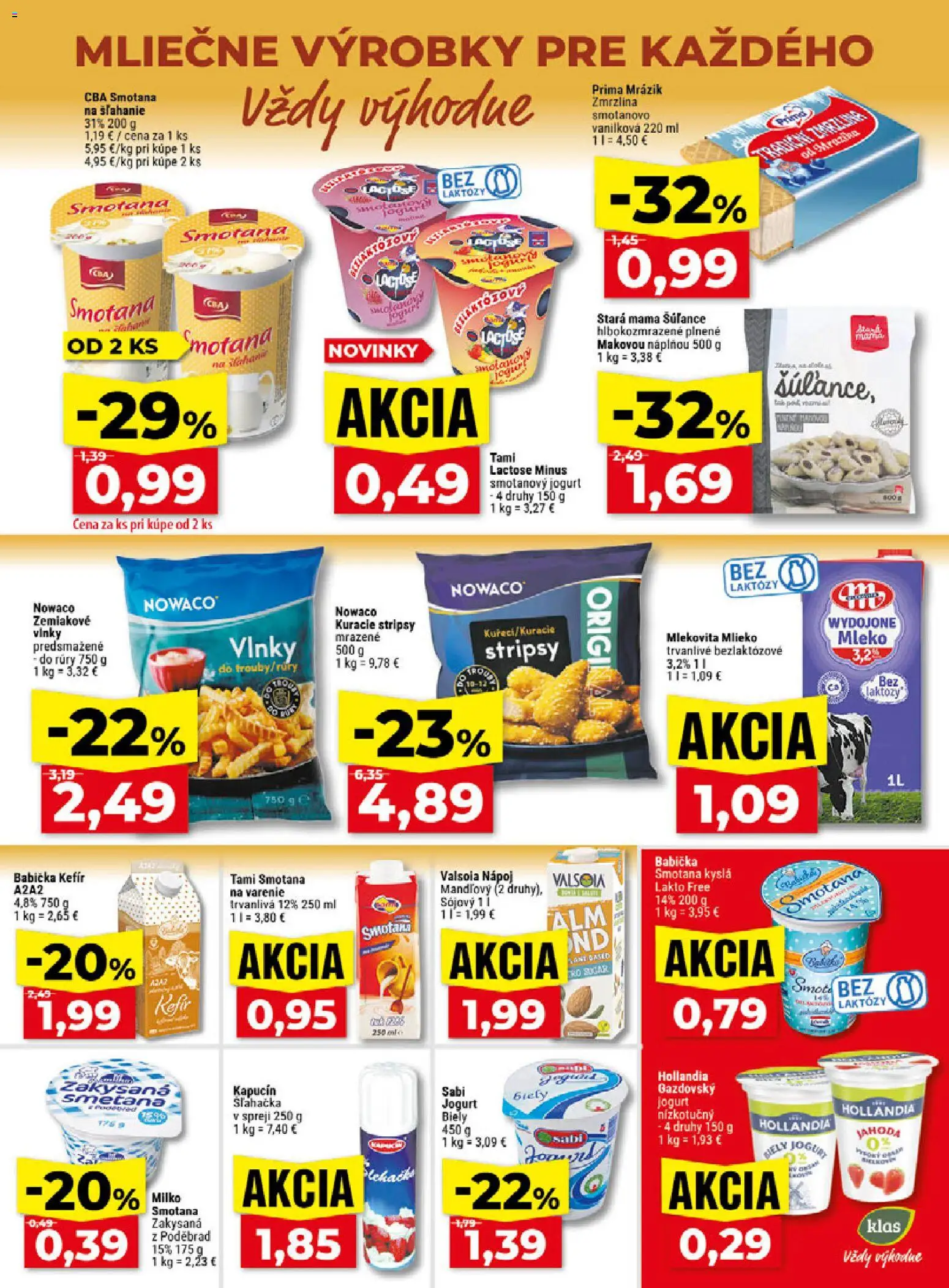 Klas leták Leták in Slovensko