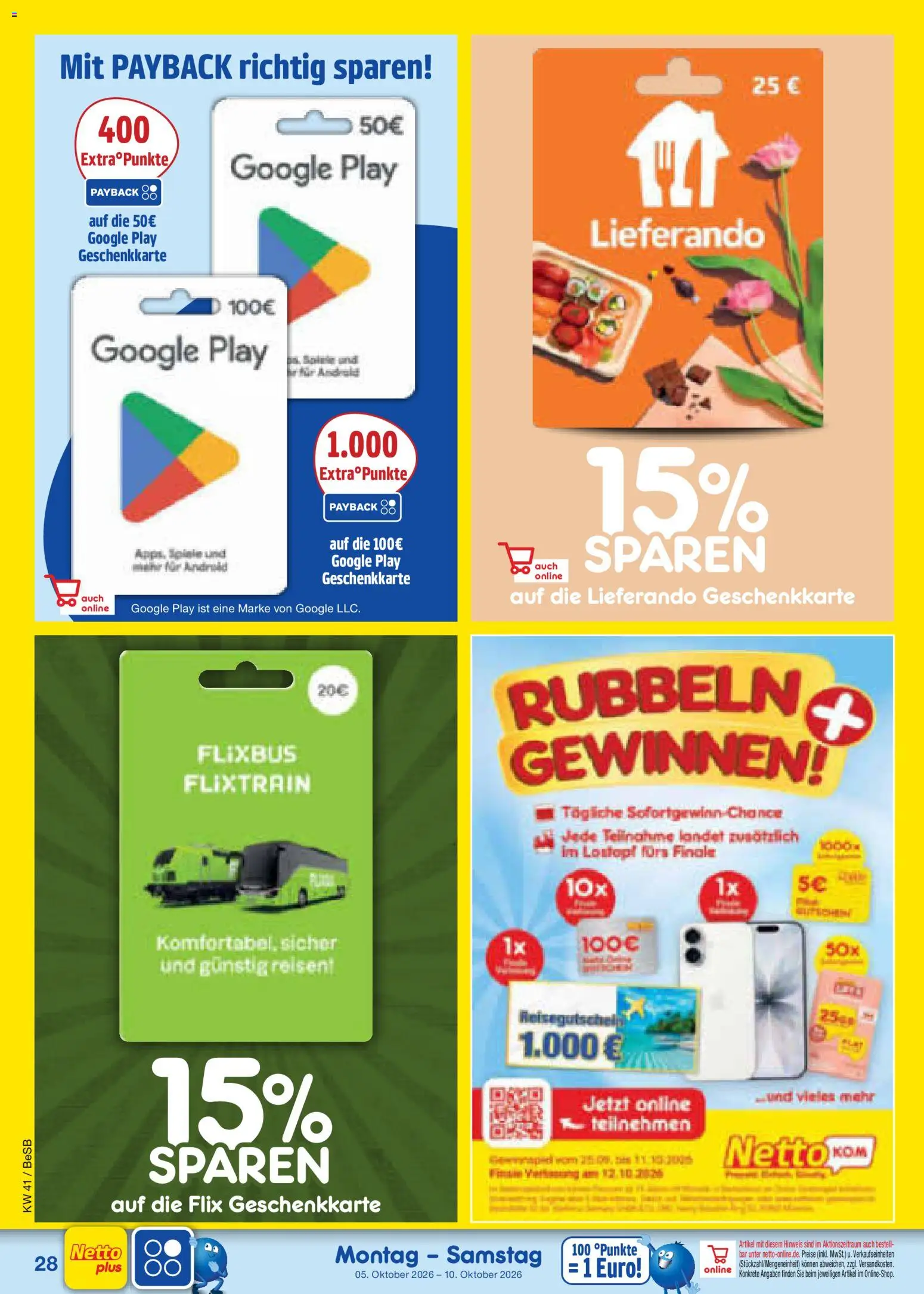 Netto Marken-Discount Prospekt Prospekt in Deutschland