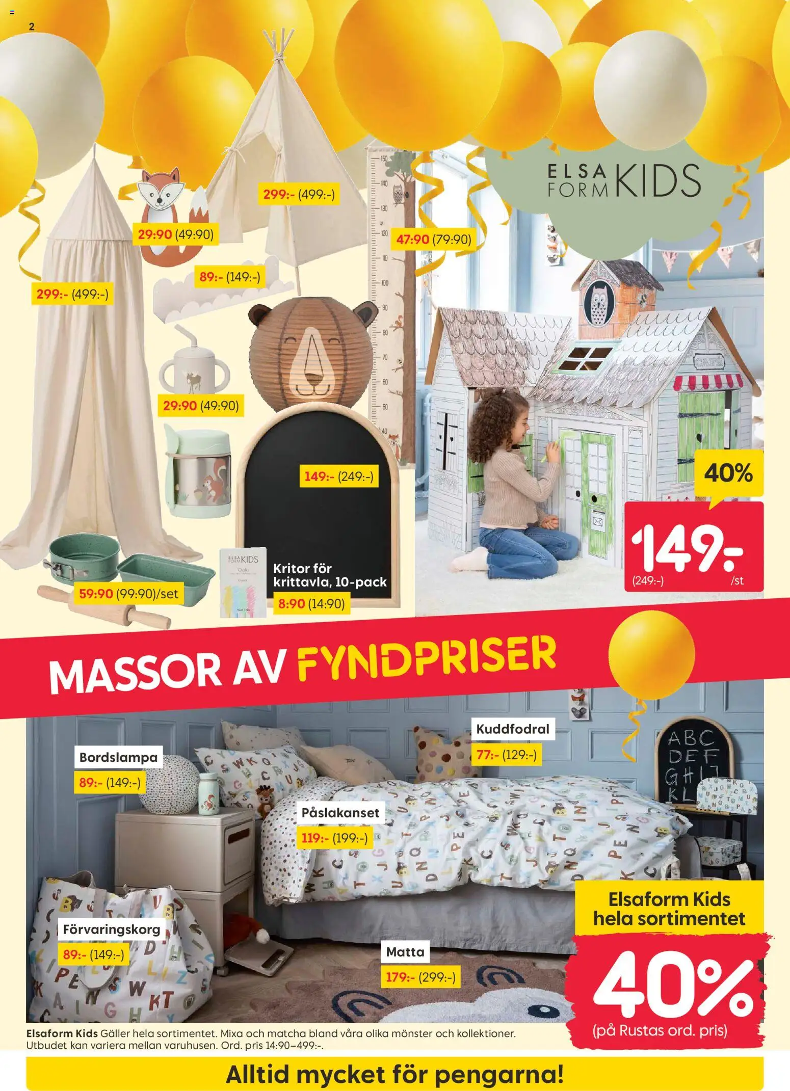 Rusta erbjudanden Reklamblad in Sverige