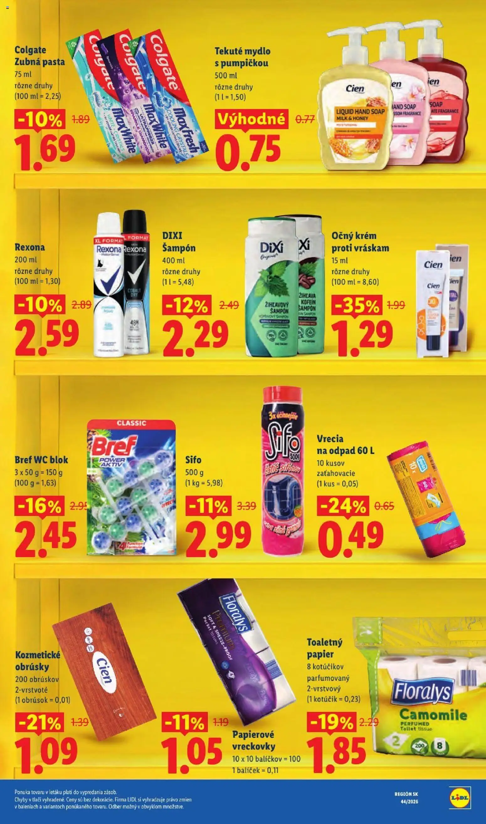Lidl leták Leták in Slovensko