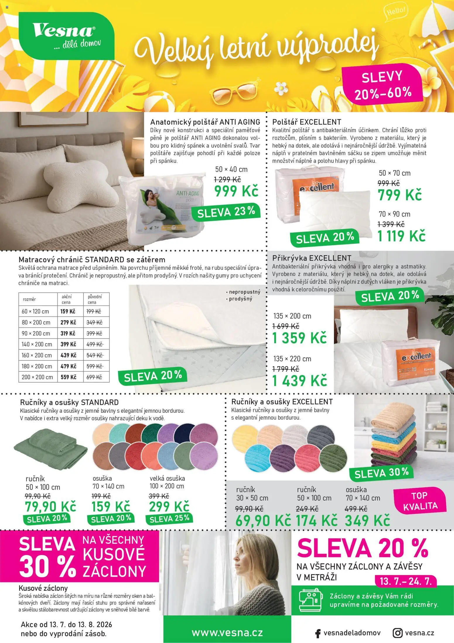 Vesna leták od 13.07.2026 💥 Nenechte si ujít TOP nabídky! ⭐ | Česko