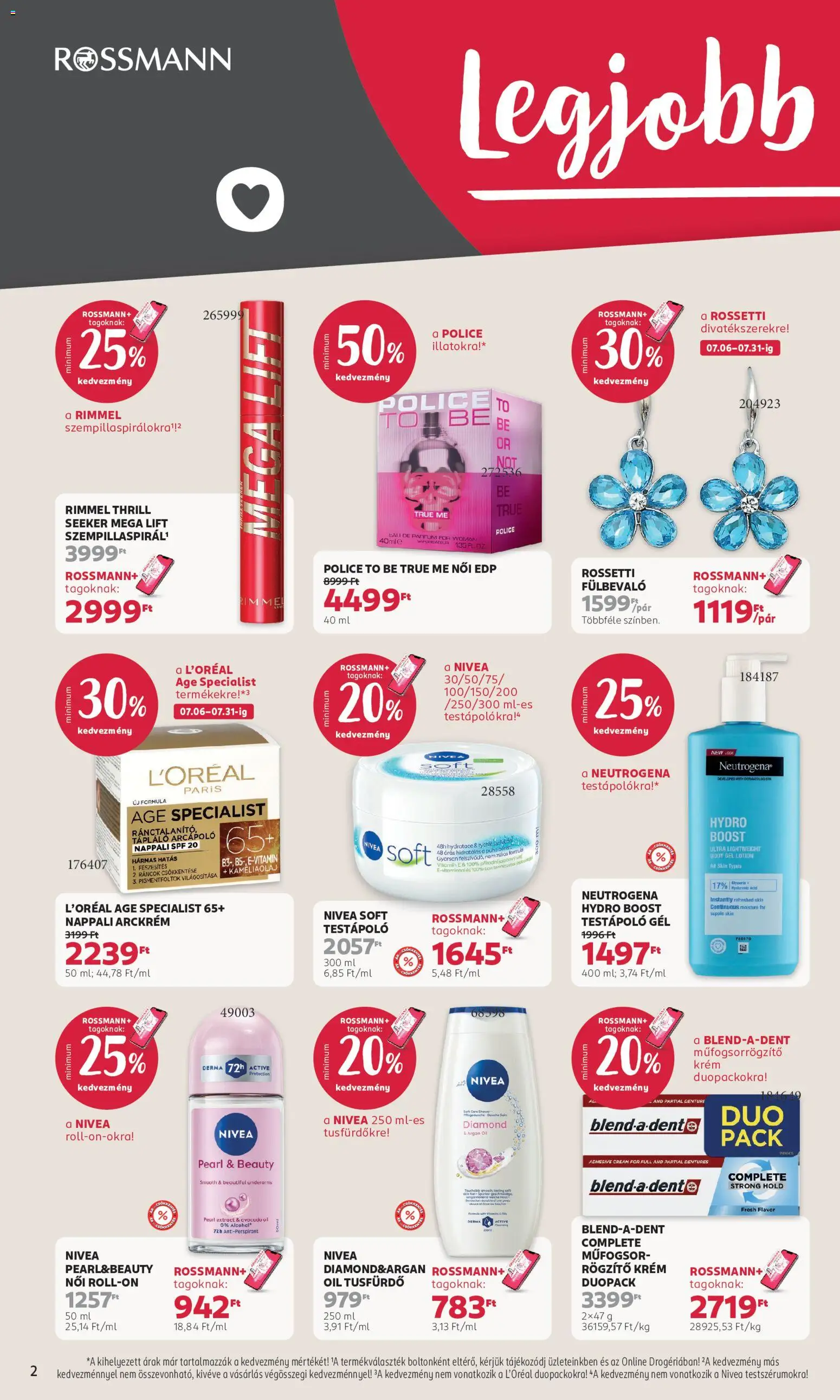 Rossmann Akciós Újság 2026.07.06.-tól/töl - fantasztikus ajánlatokat! 🛍️ | Magyarország