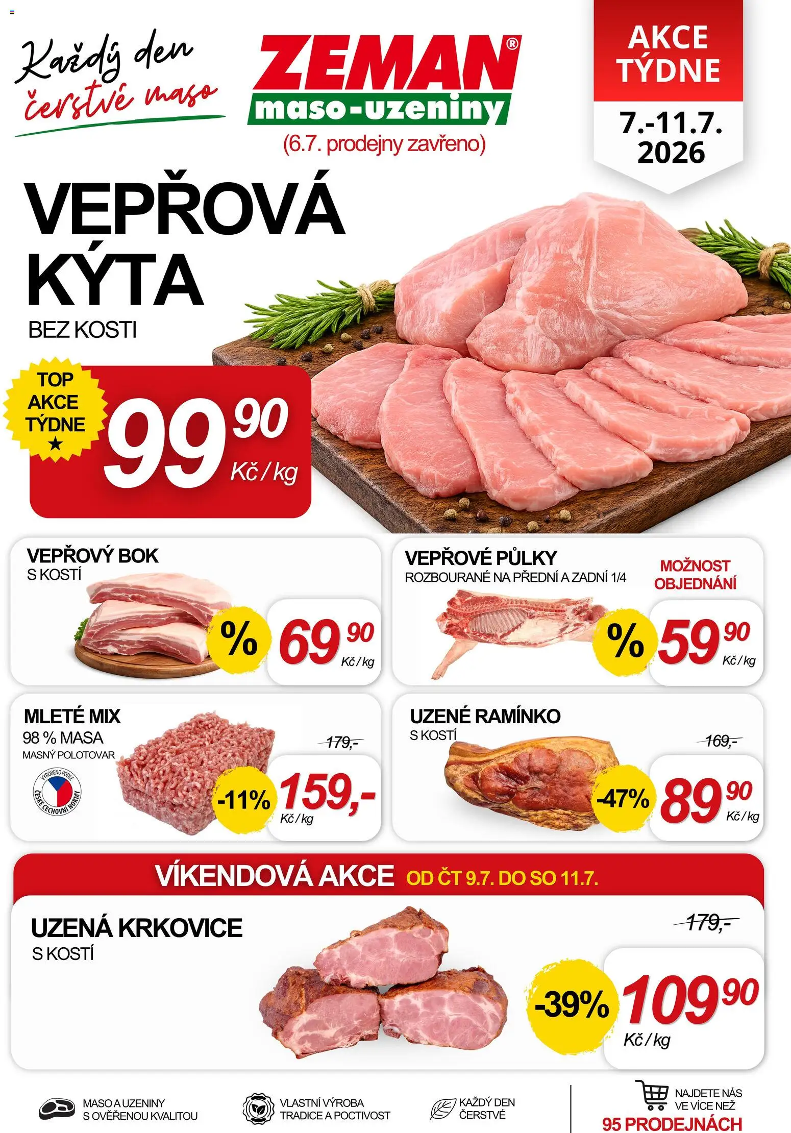 Prodejny Zeman leták od 07.07.2026 💥 Nenechte si ujít TOP nabídky! ⭐ | Česko